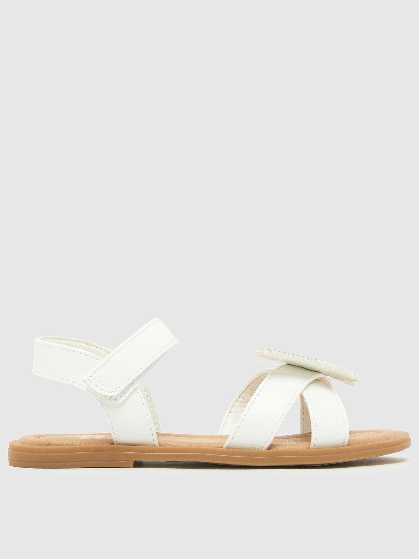Image 3 of 4 of Schuh Junior Tropical Butterfly Sandal - White