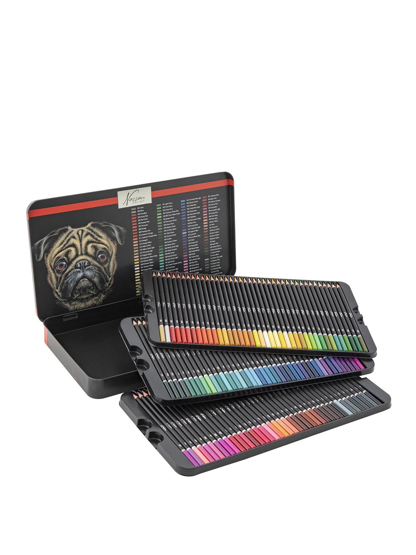 Image 1 of 6 of Coloured pencils, 120 pcs in tin box