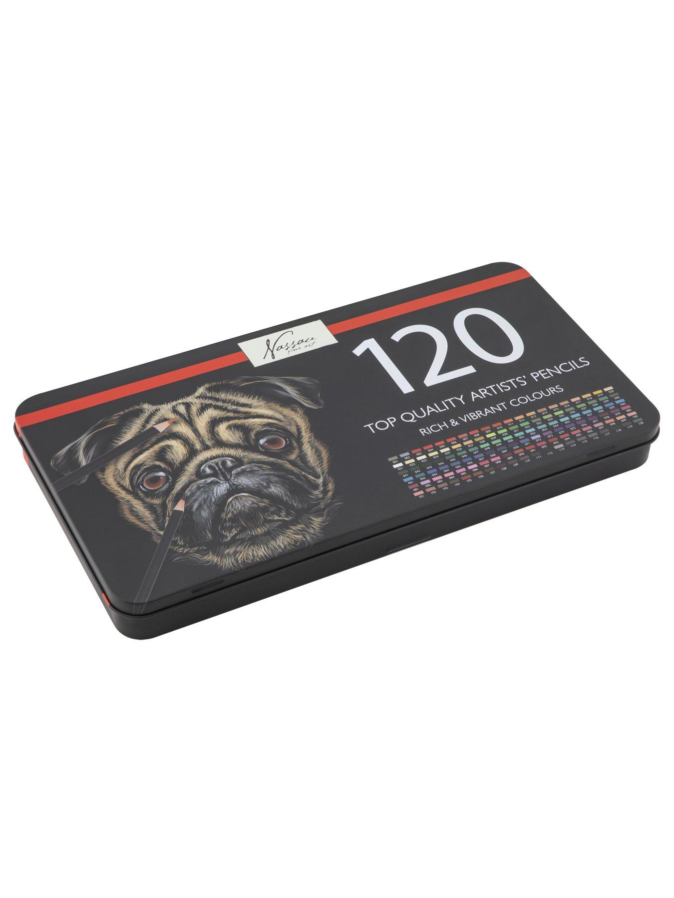 Image 2 of 6 of Coloured pencils, 120 pcs in tin box