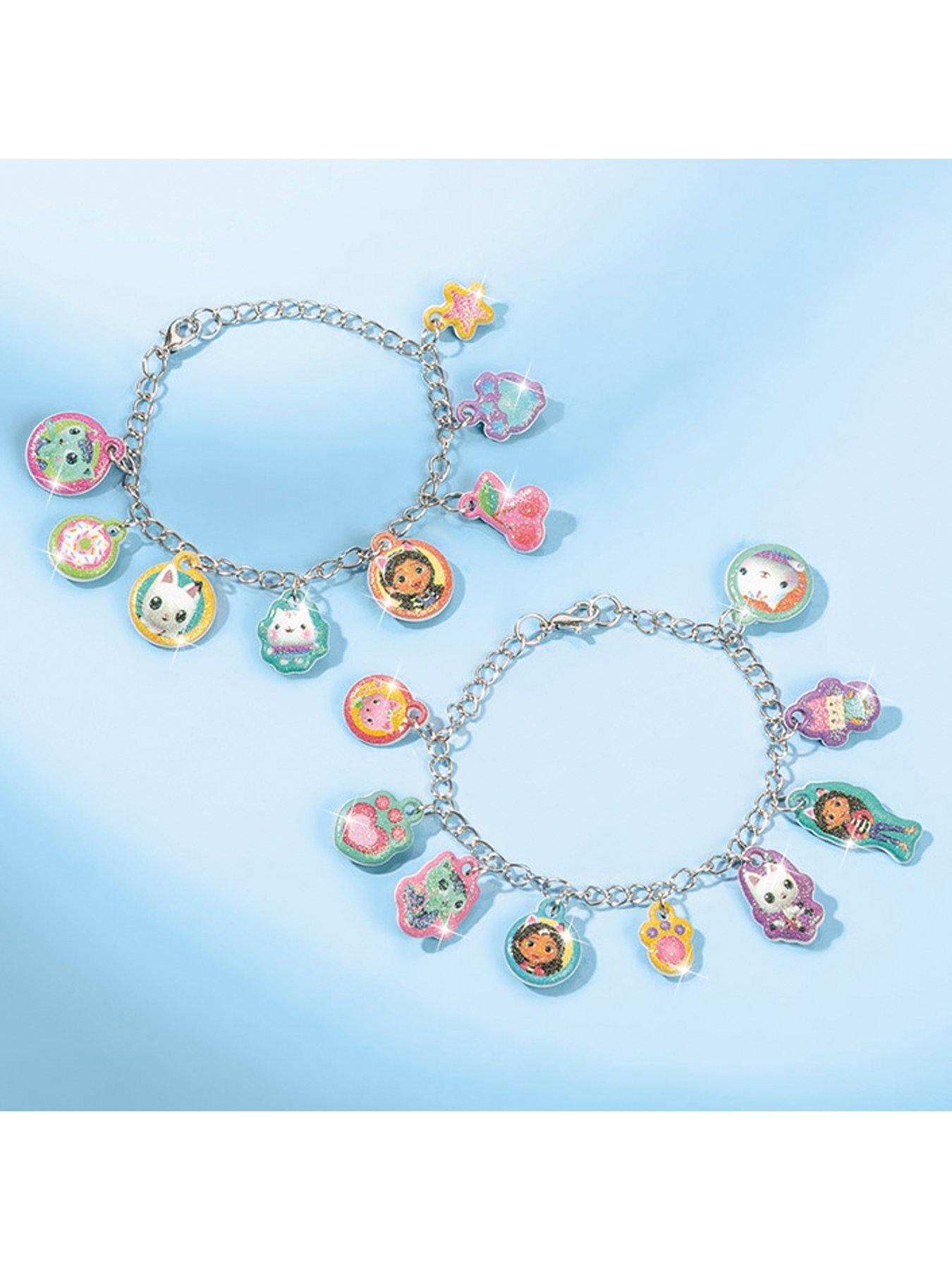  image of gabbys-dollhouse-glitter-charm-bracelets