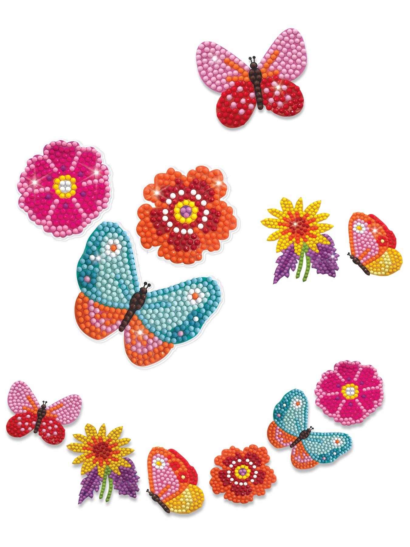  image of diamond-design-stickers-flowers-and-flutterbies