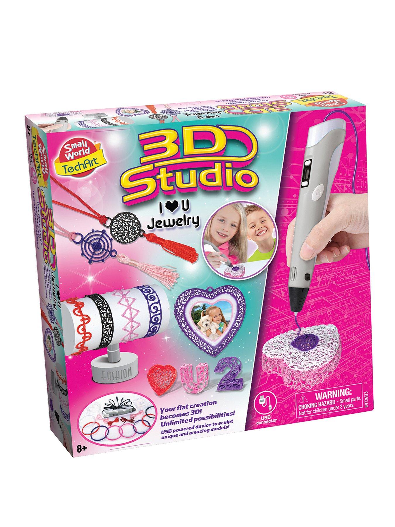  image of 3d-pen-jewellery-art