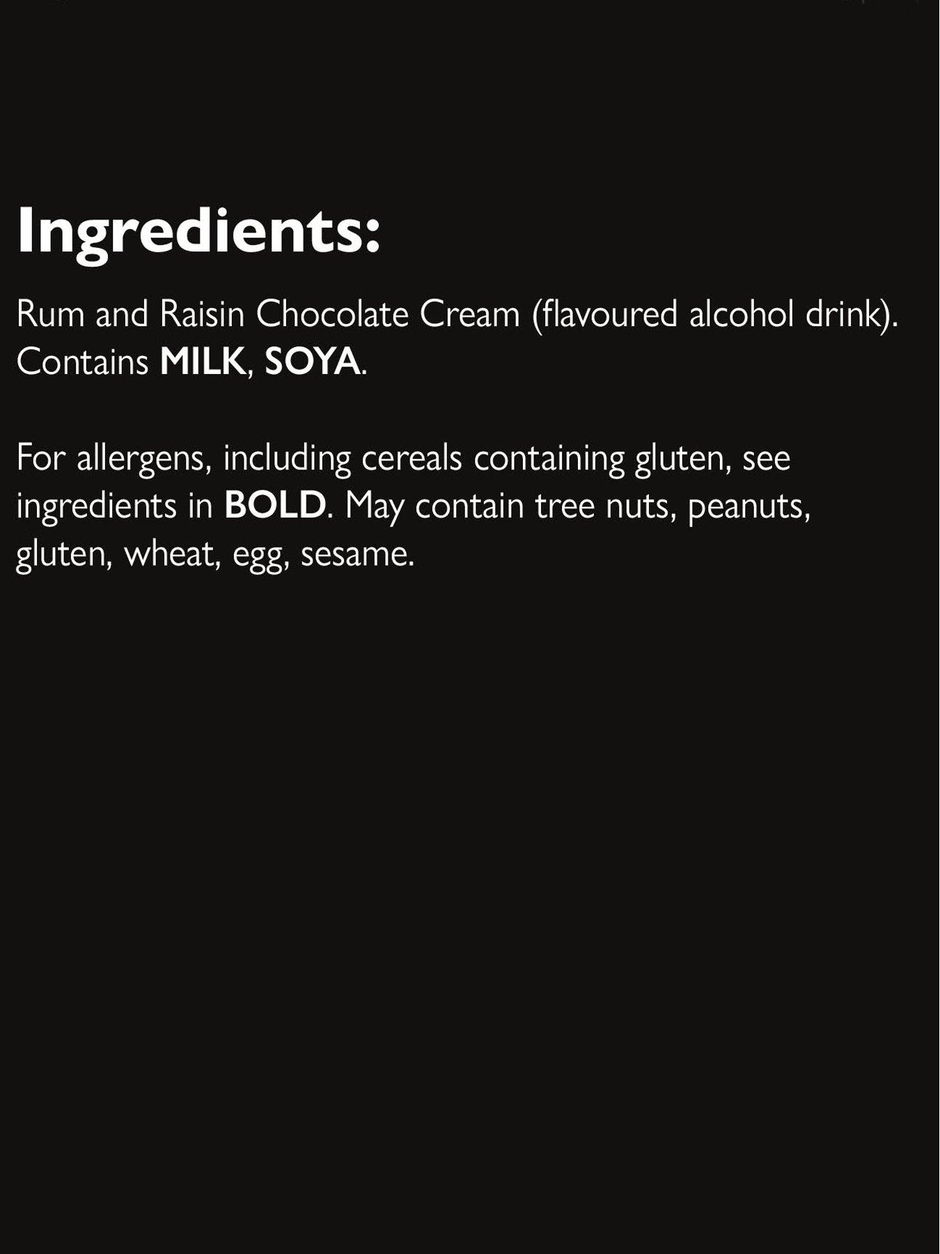 Image 2 of 2 of Hotel Chocolat Velvetised Rum &amp; Raisin 500ml - 12%