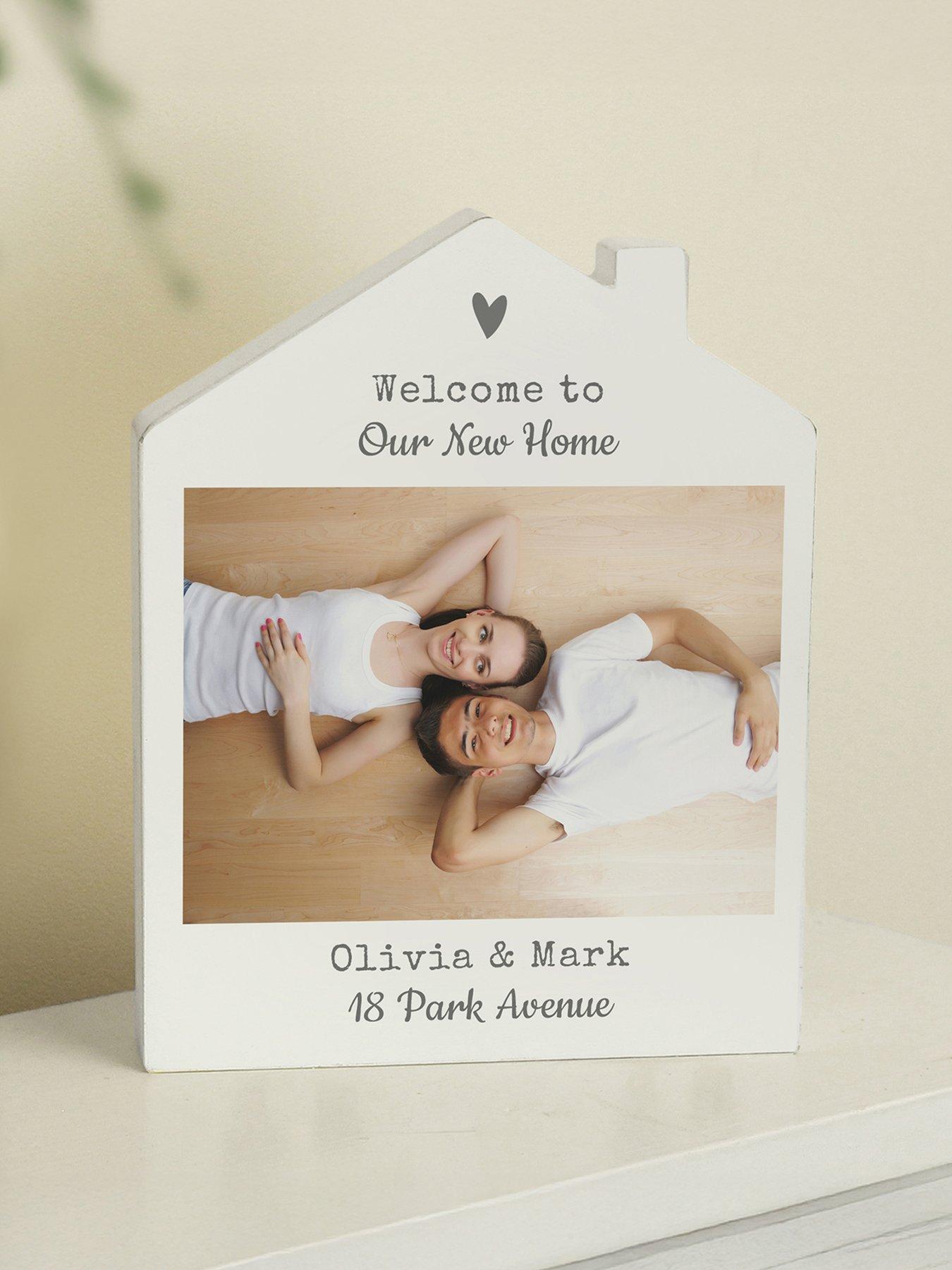 Image 3 of 5 of The Personalised Memento Company Personalised Photo Upload Wooden House Ornament
