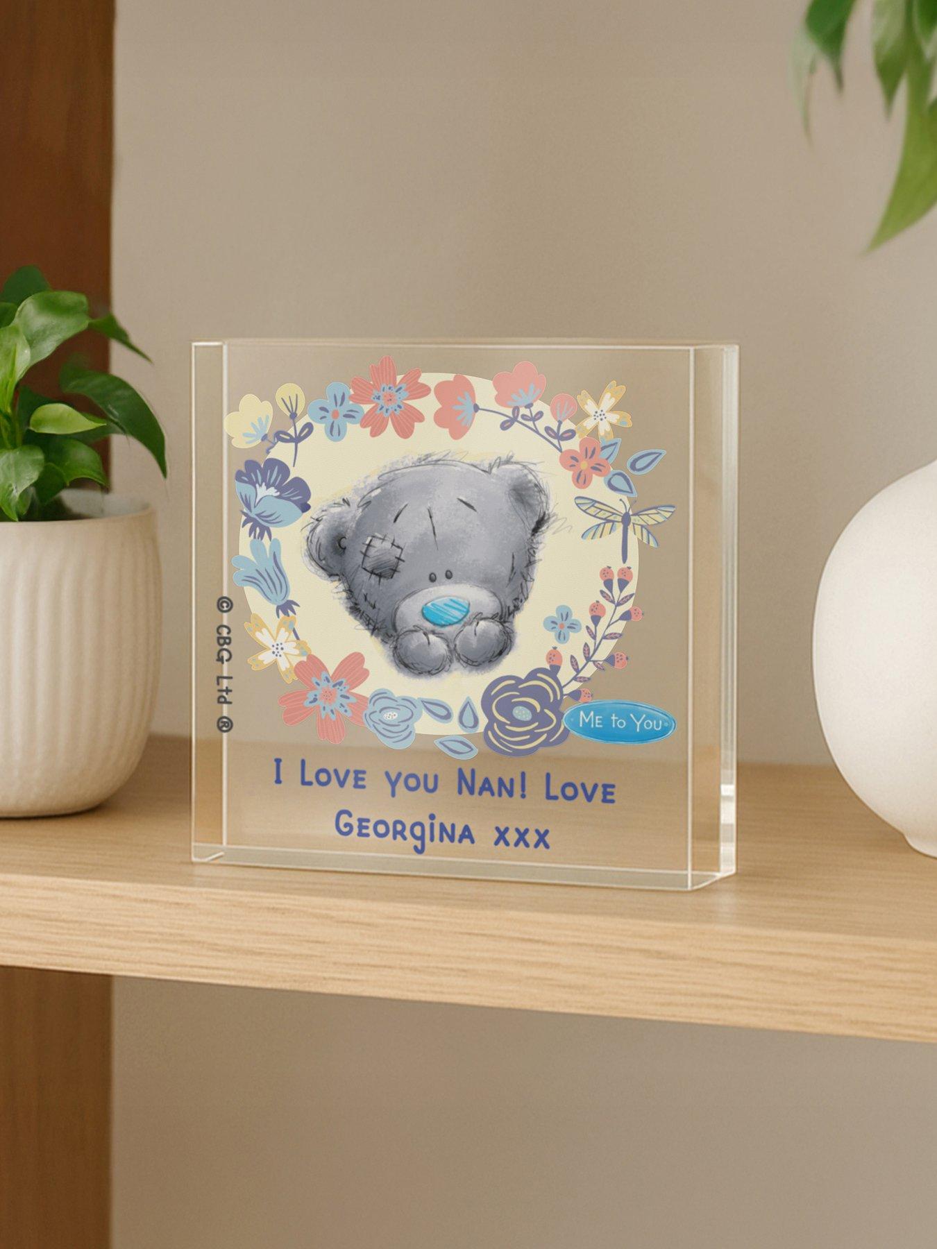 The Personalised Memento Company Personalised Small Crystal Glass Ornamet