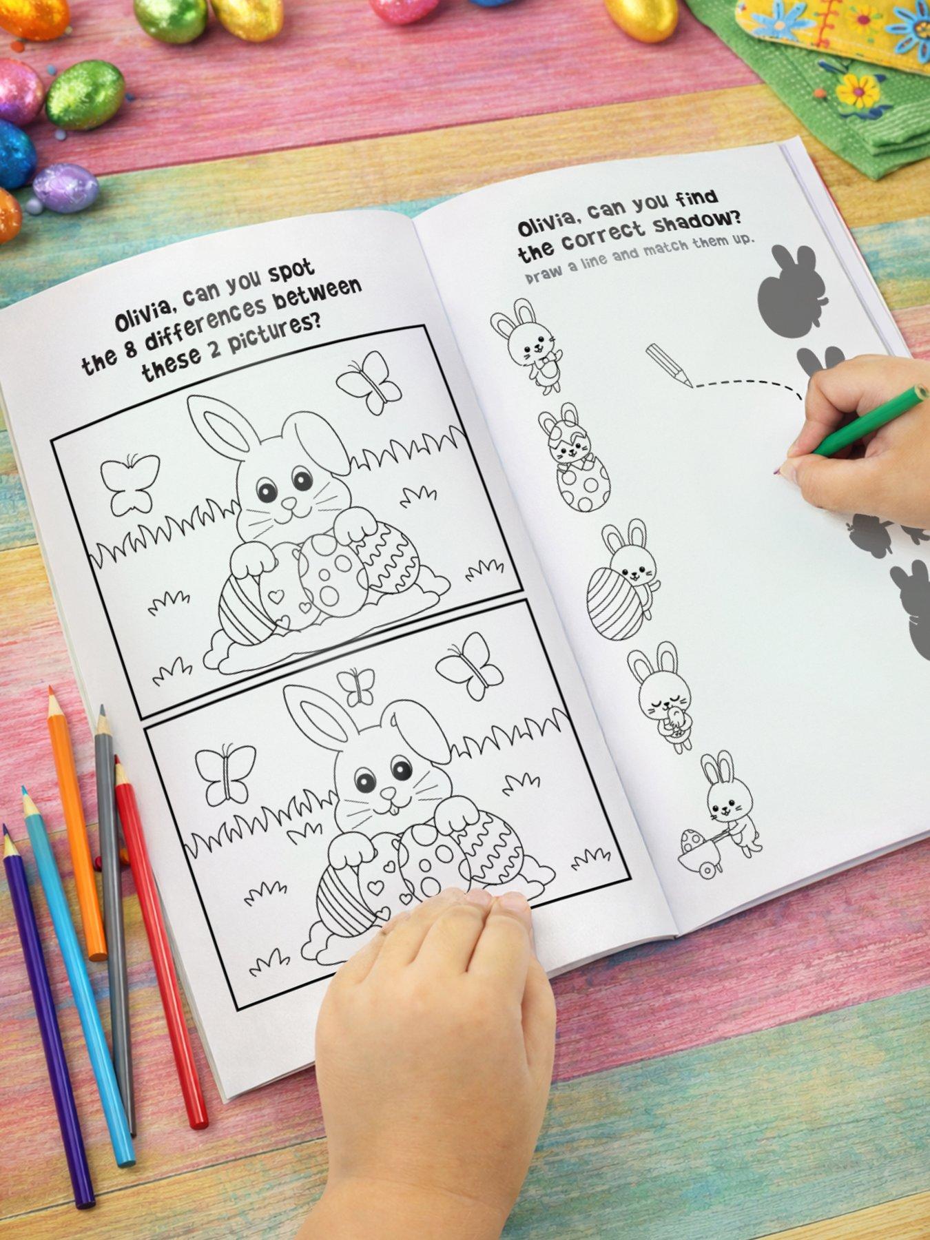  image of the-personalised-memento-company-personalised-easter-activity-book