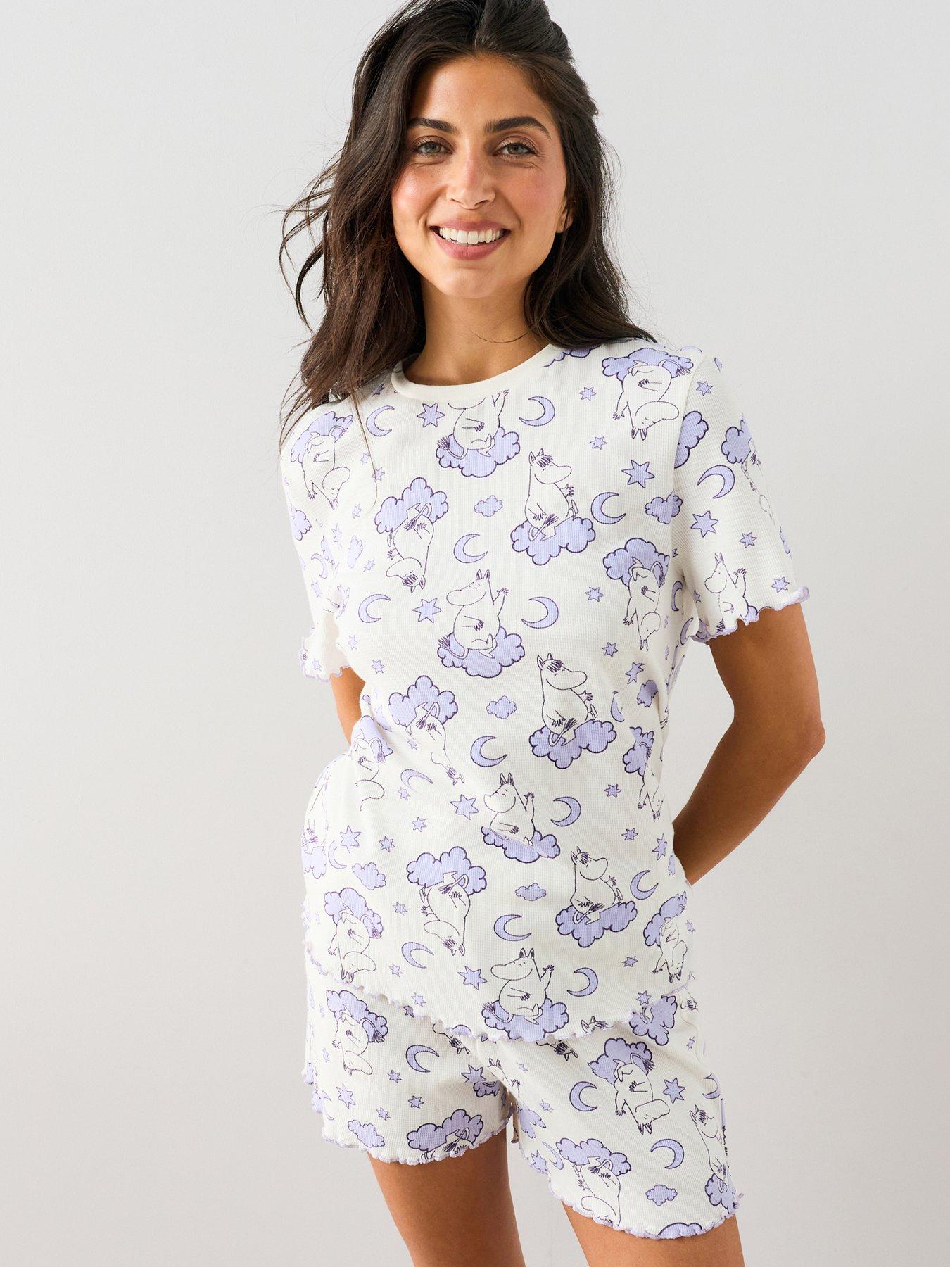 The Very Collection Moomin Short Pyjama Set - Cream