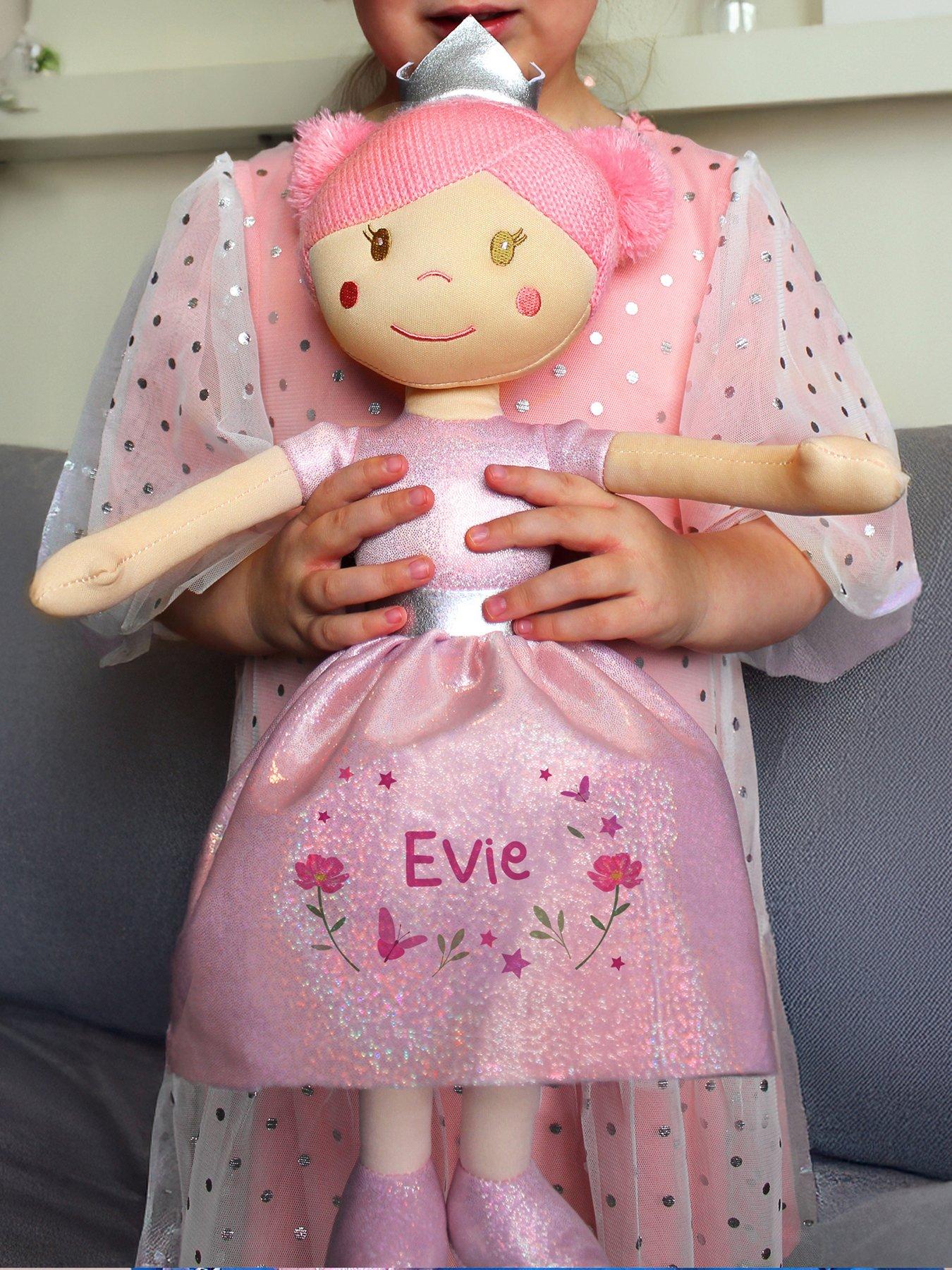 The Personalised Memento Company Personalised Princess Rag Doll