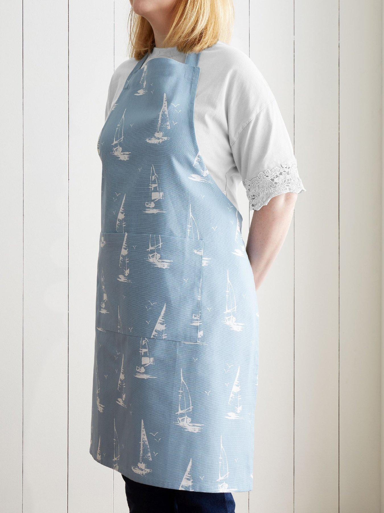 Catherine Lansfield Salcombe Boats Apron