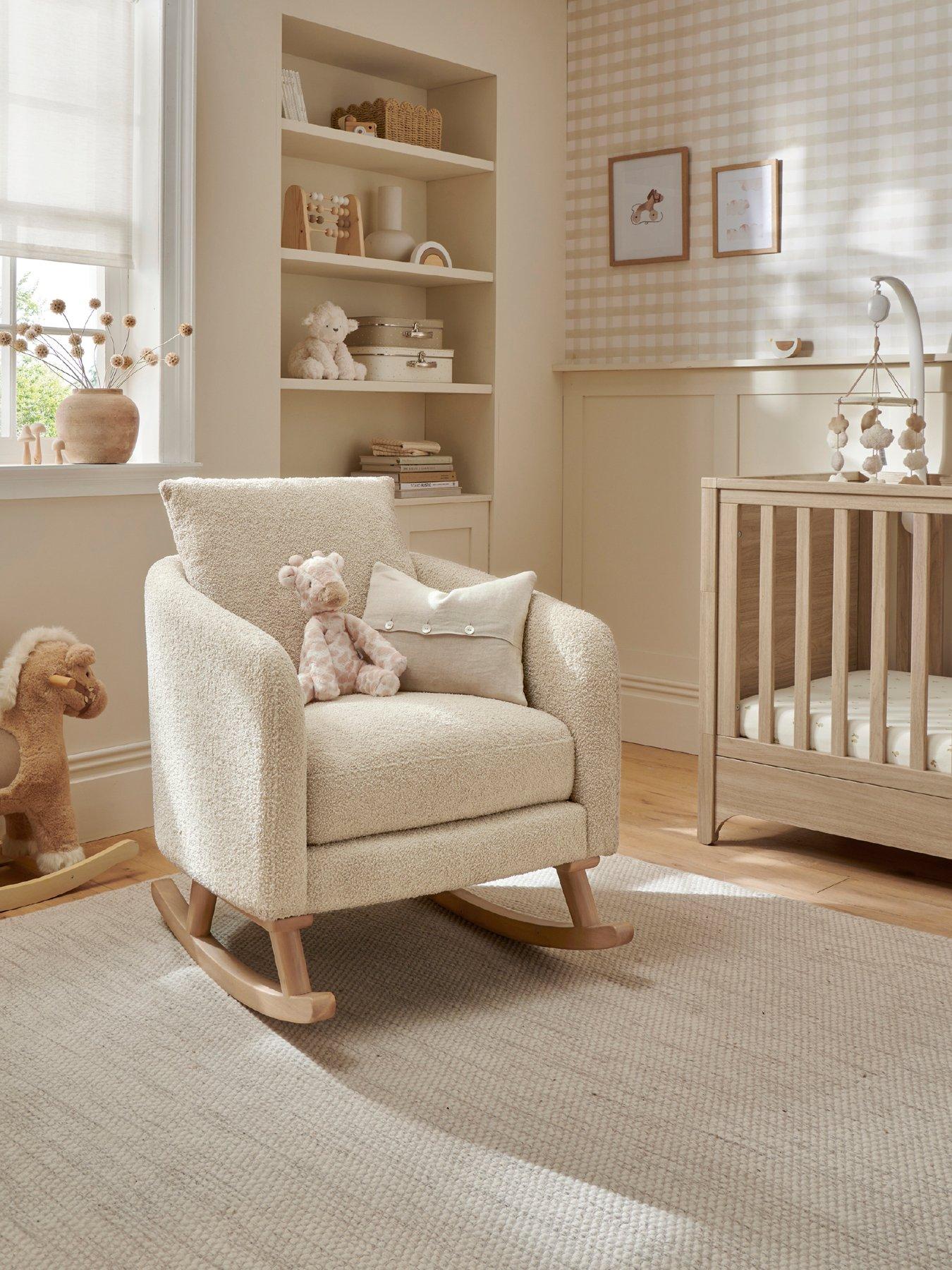 Image 1 of 5 of Mamas & Papas Alma Nursing Chair - Off White