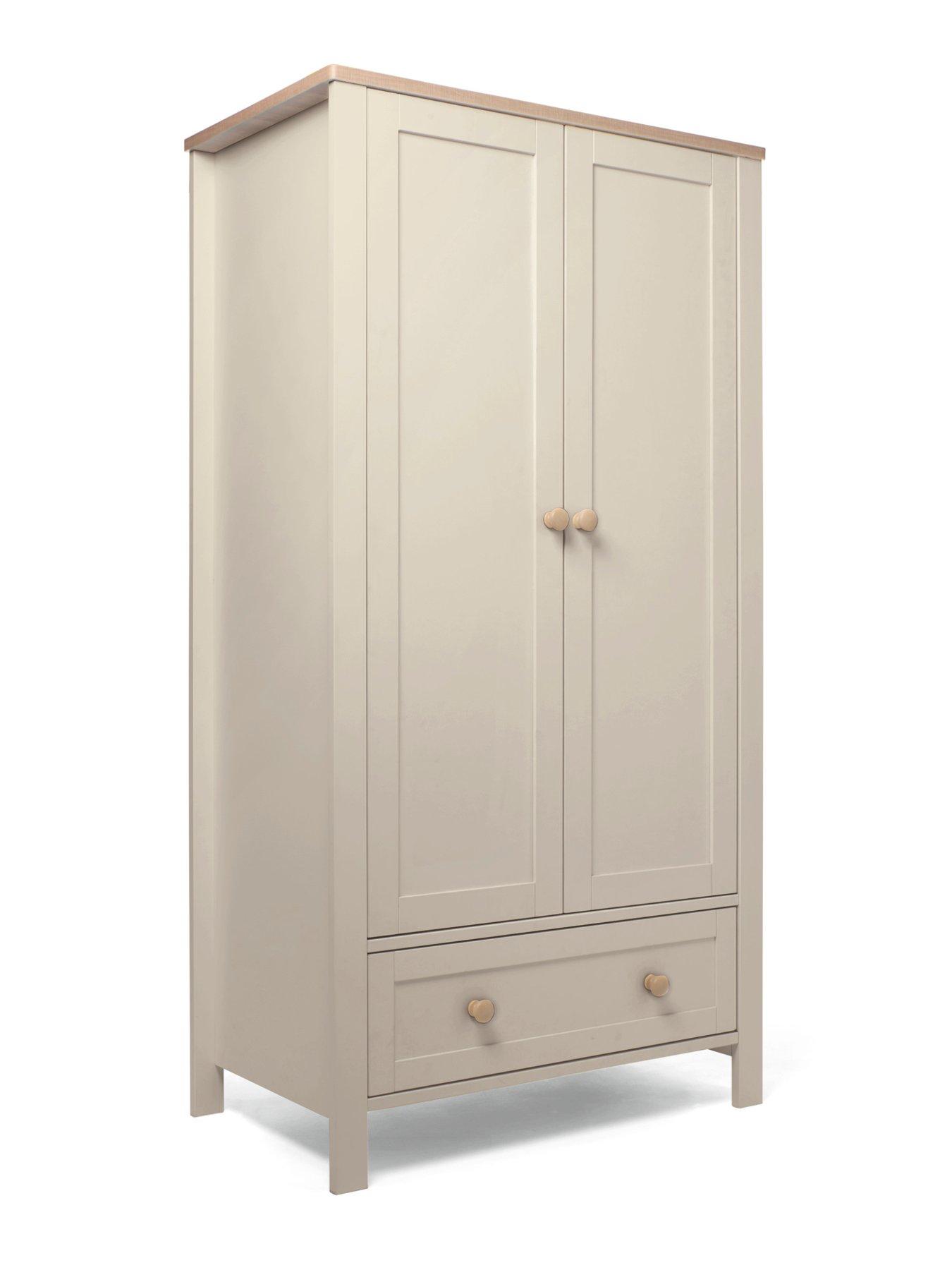 front image of mamas-papas-wedmore-wardrobe-cashmere