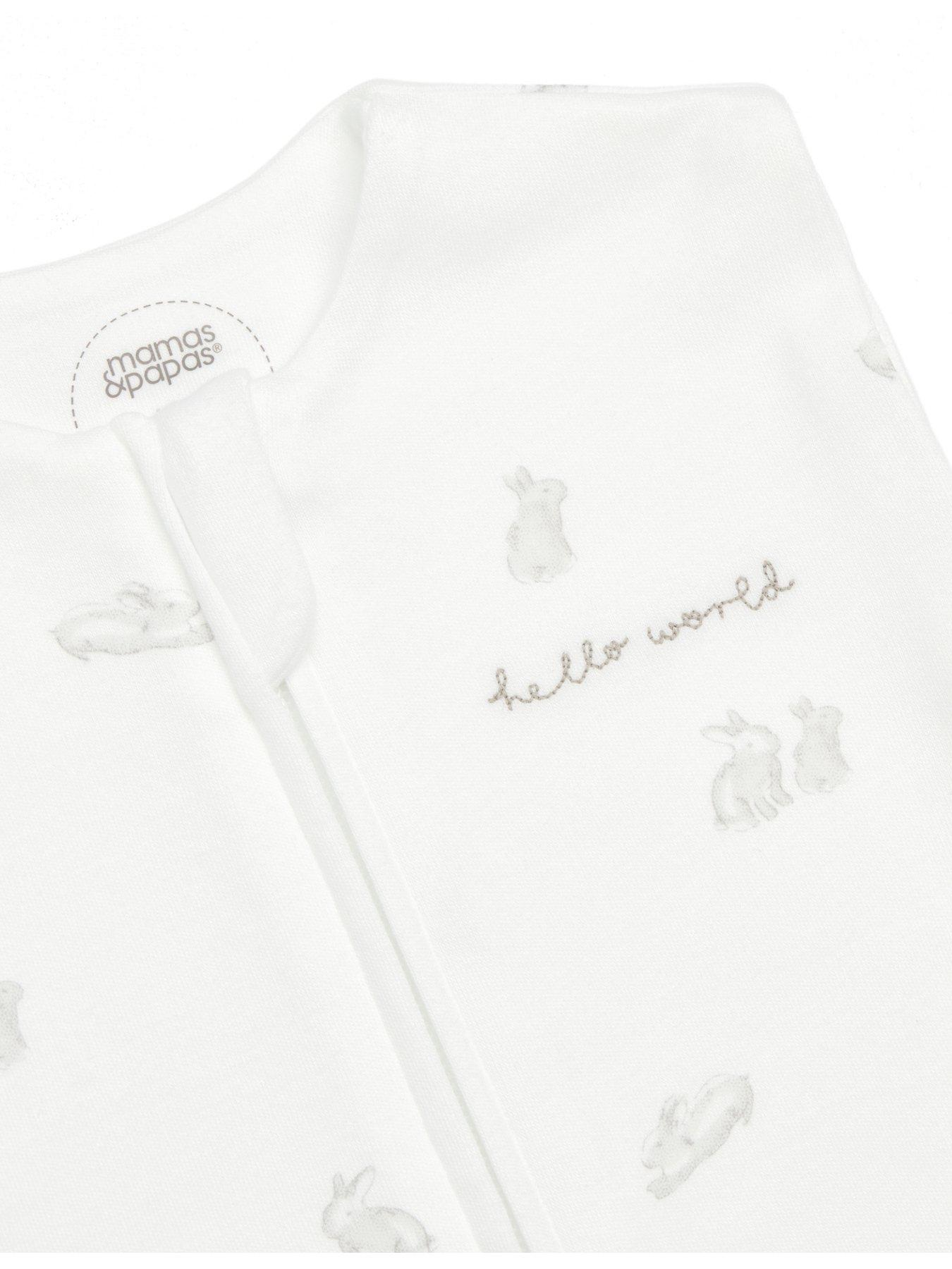 Image 3 of 5 of Mamas & Papas Swaddle - Newborn 1.0 Tog - Bunny