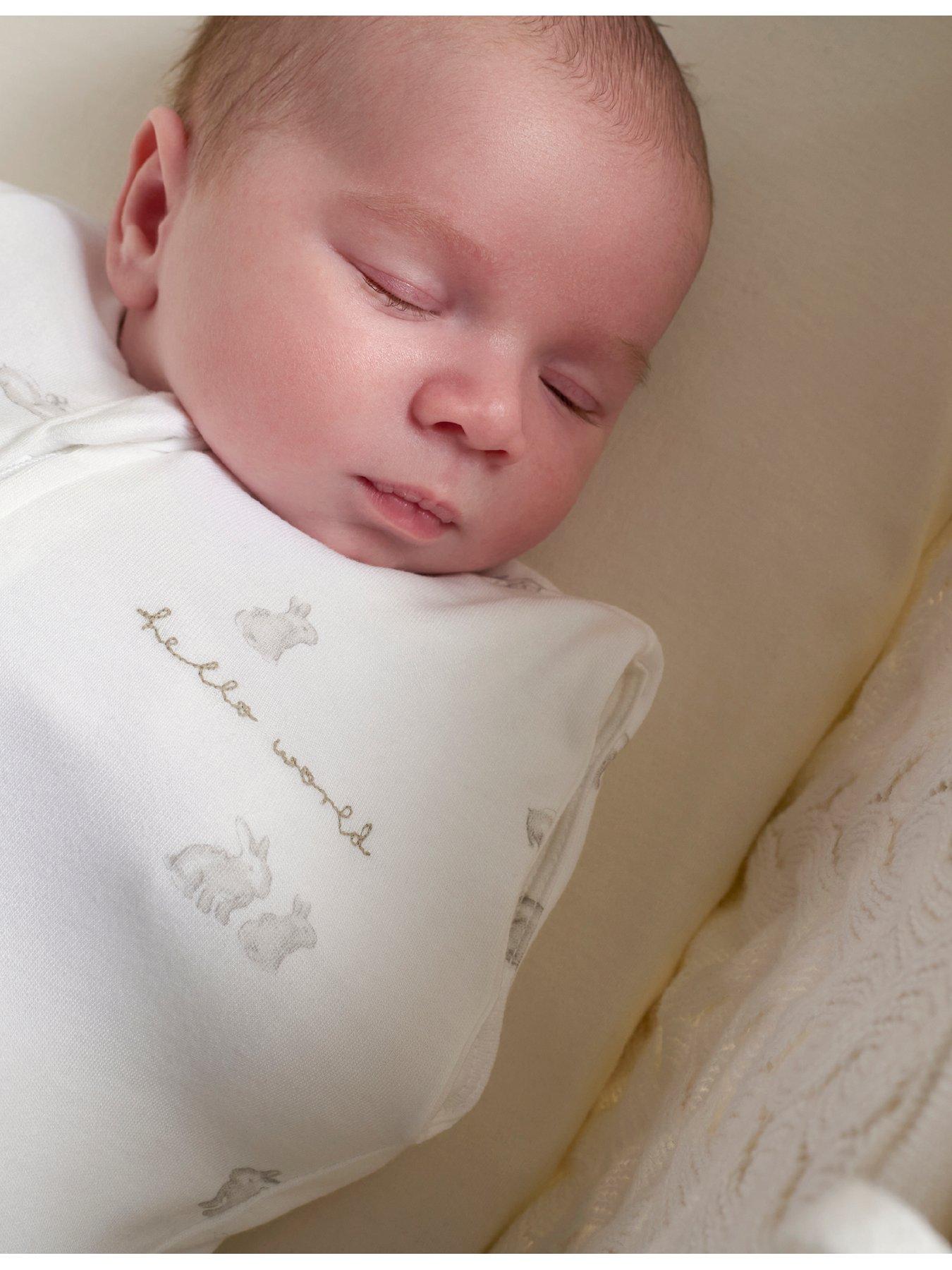 Image 4 of 5 of Mamas & Papas Swaddle - Newborn 1.0 Tog - Bunny