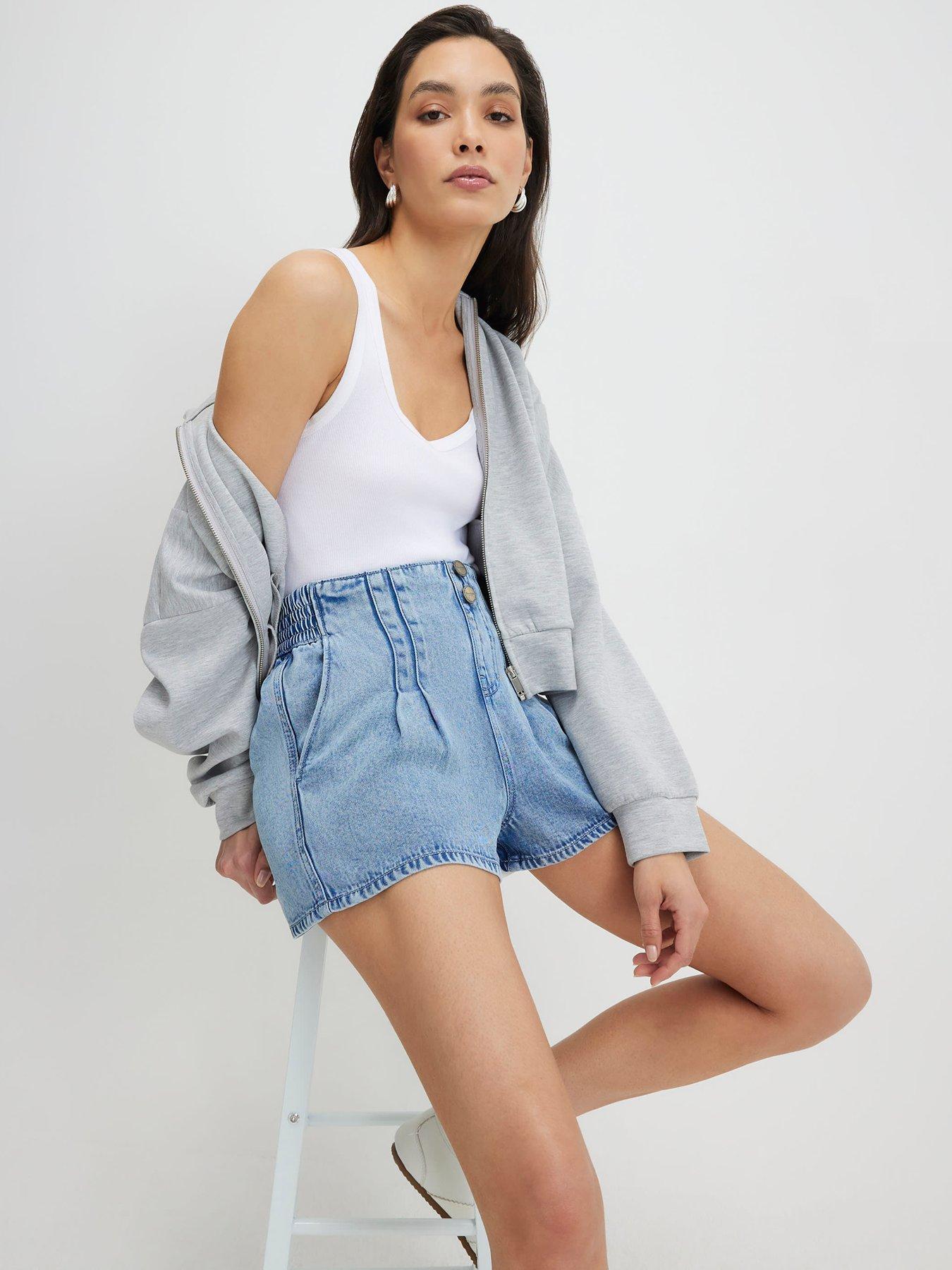 River Island Darcy Dart Detail Pj Short - Blue