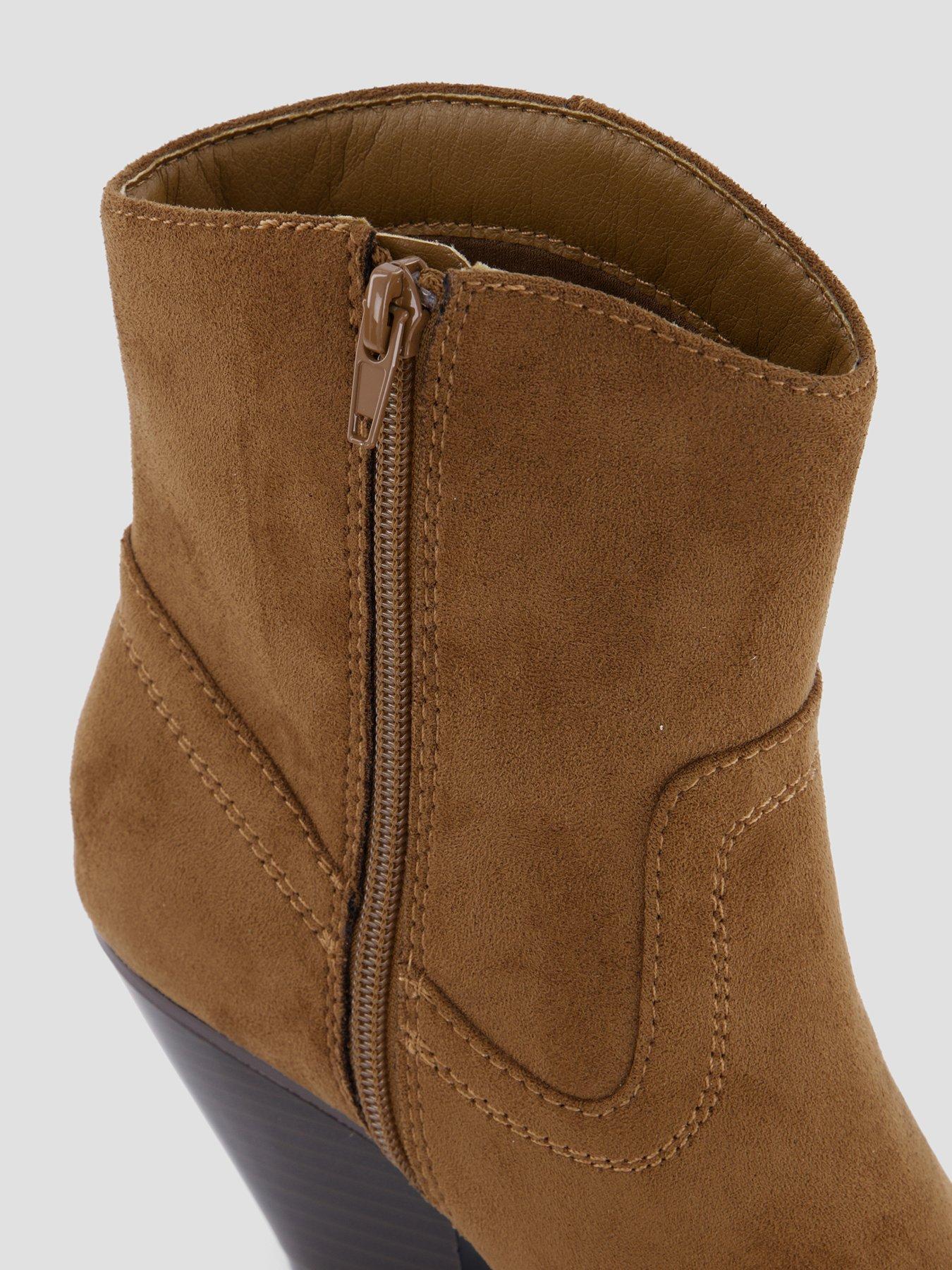 Image 5 of 6 of The Very Collection Western Ankle Boot - Tan