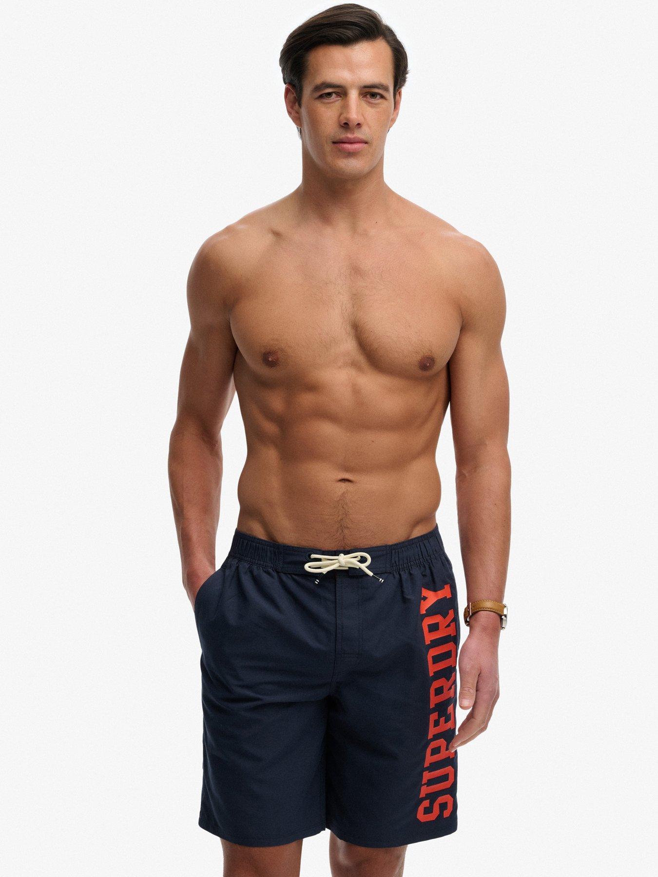 Superdry Logo 19-Inch Boardshorts - Navy