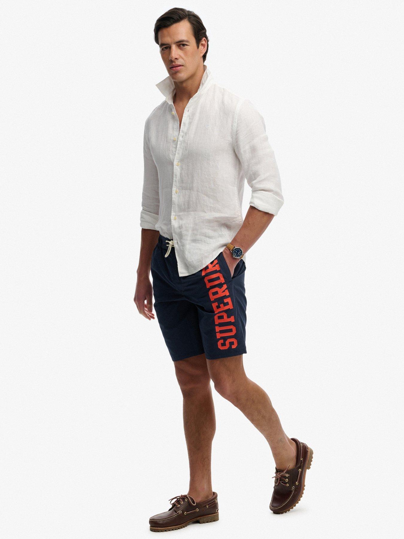  image of superdry-logo-19-inch-boardshorts-navy