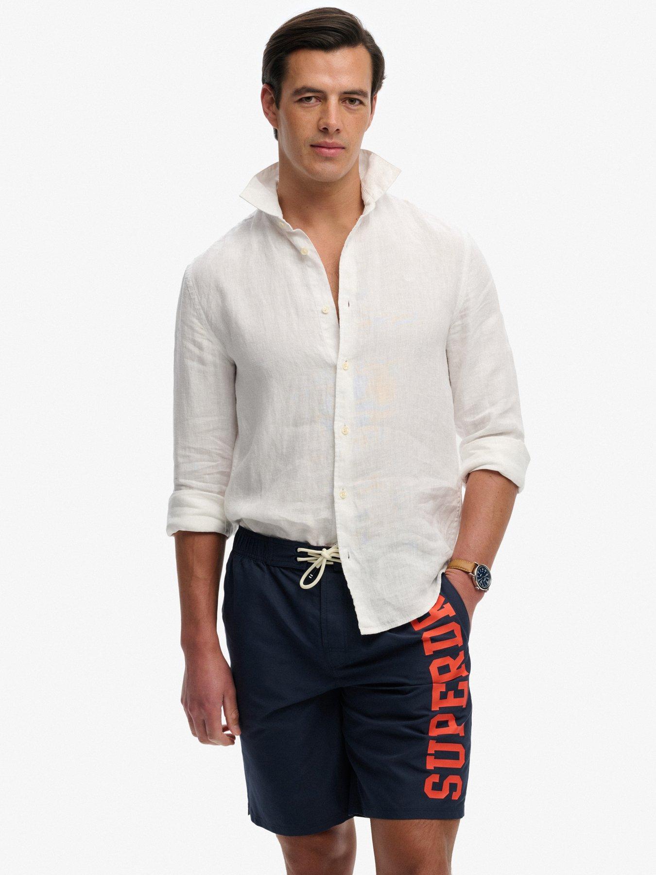  image of superdry-logo-19-inch-boardshorts-navy