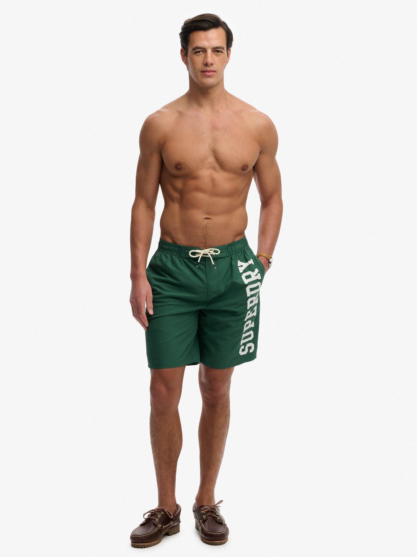 Image 3 of 7 of Superdry Logo 19-Inch Boardshorts - Green