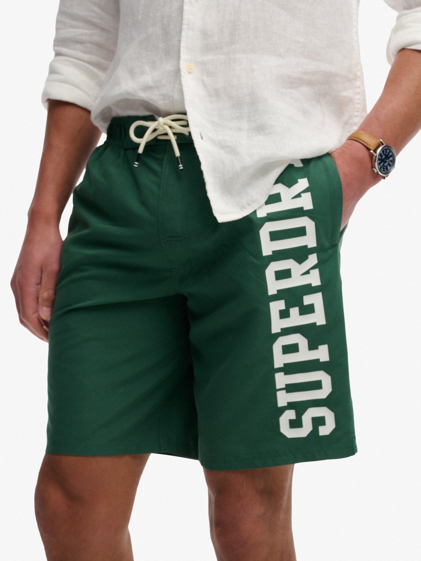 Image 5 of 7 of Superdry Logo 19-Inch Boardshorts - Green