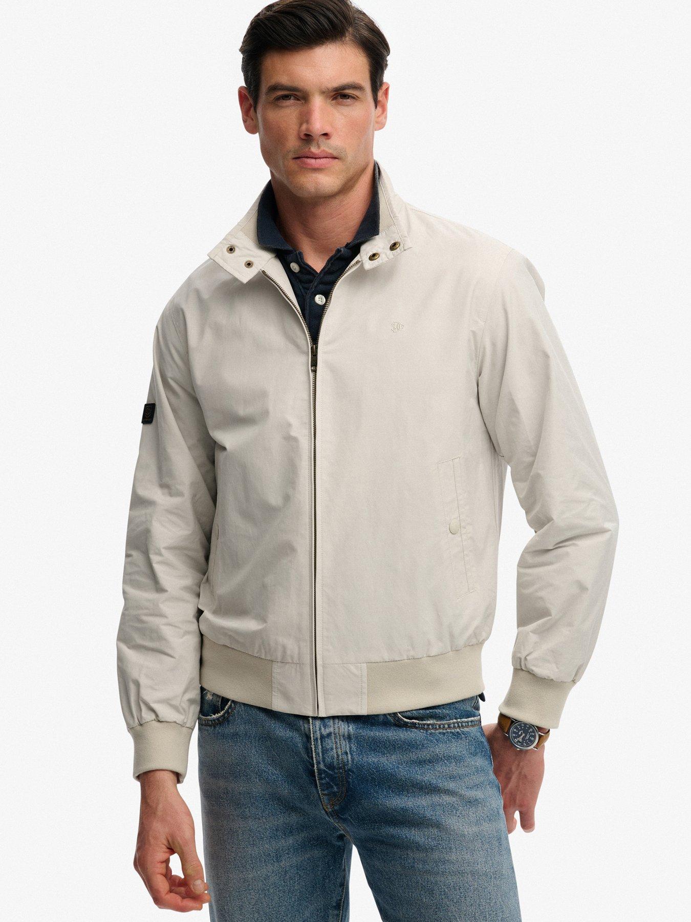  image of superdry-classic-harrington-jacket-grey