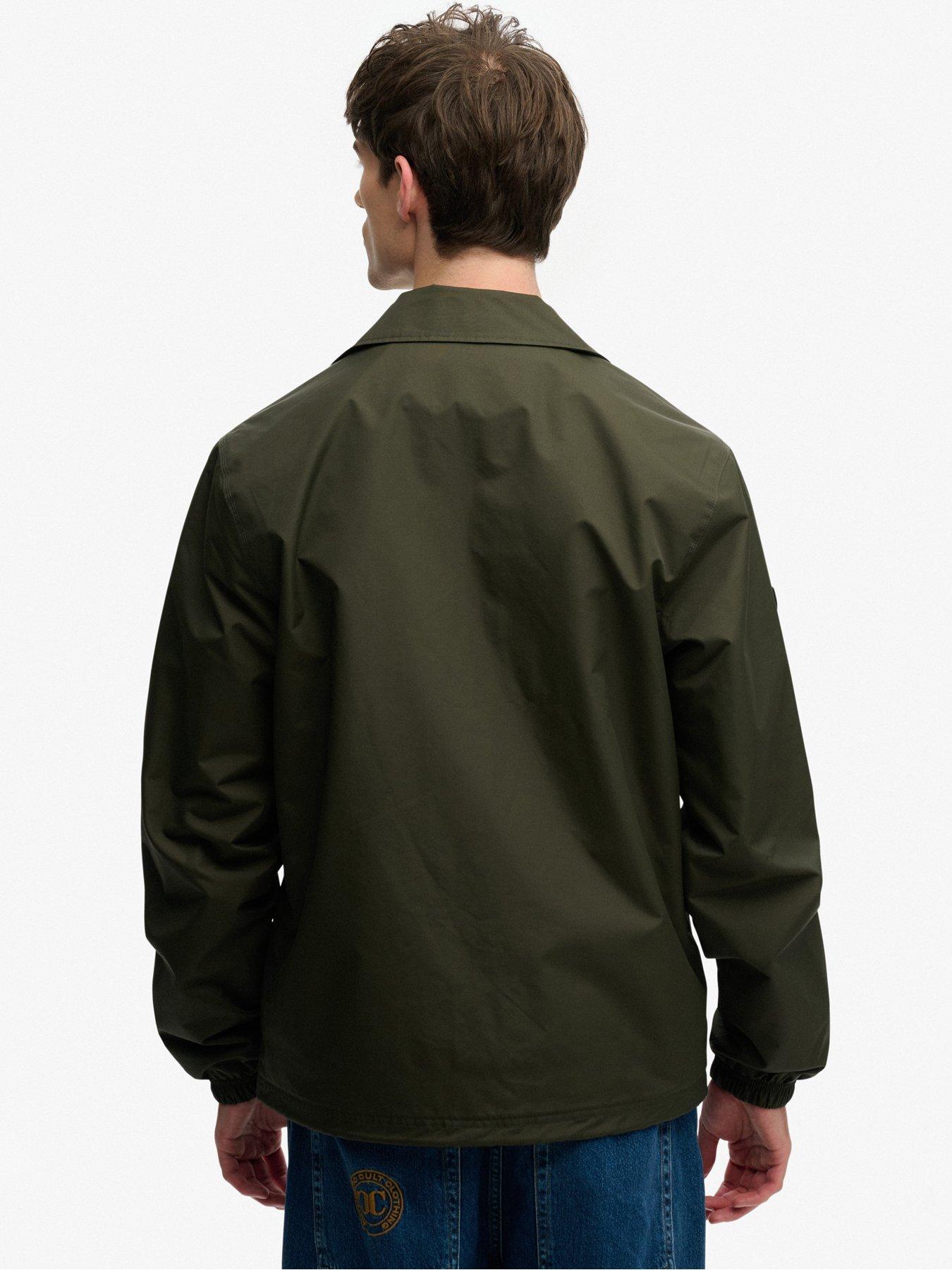 Image 2 of 6 of Superdry Surplus Otto Coach Jacket - Dark Green