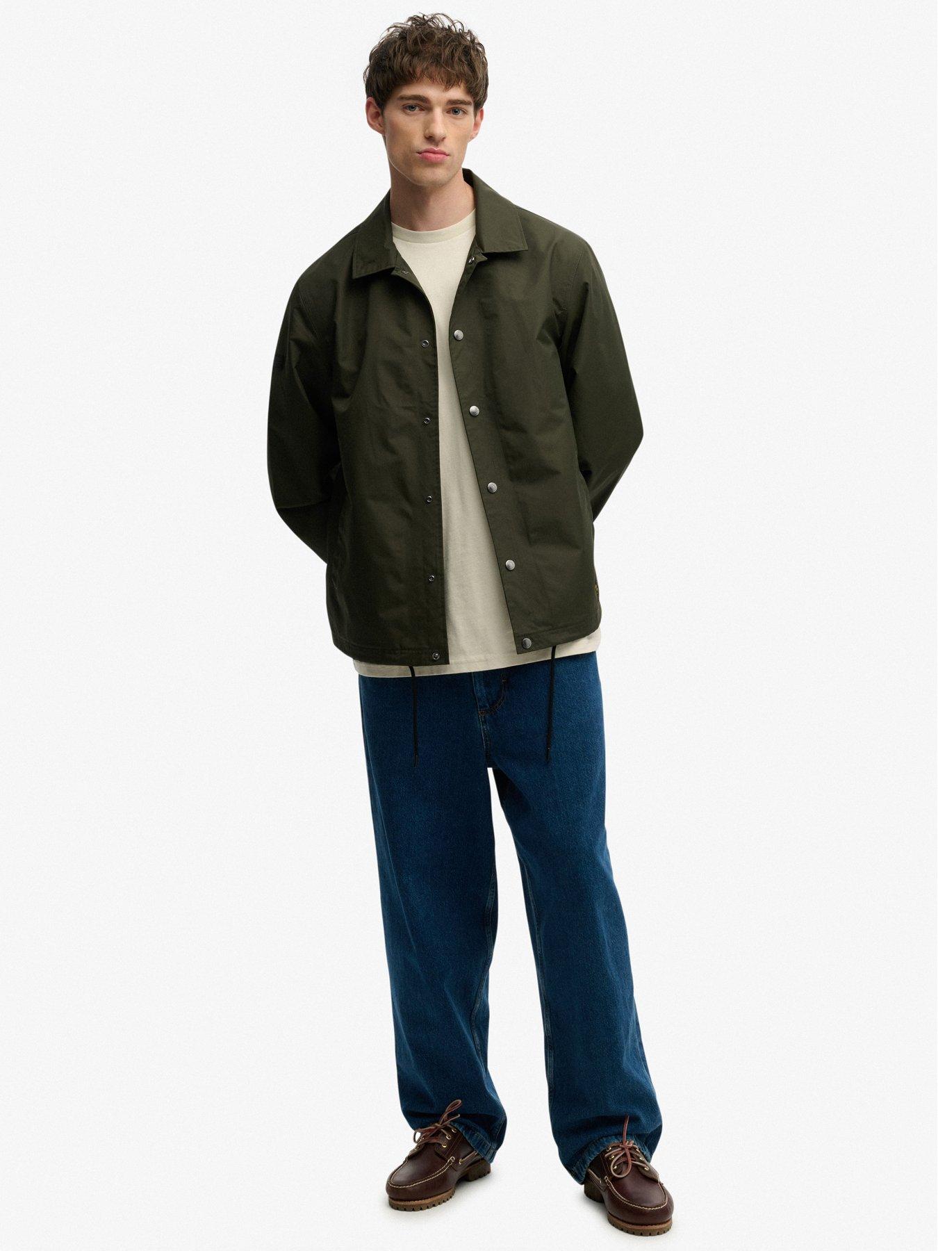 Image 3 of 6 of Superdry Surplus Otto Coach Jacket - Dark Green