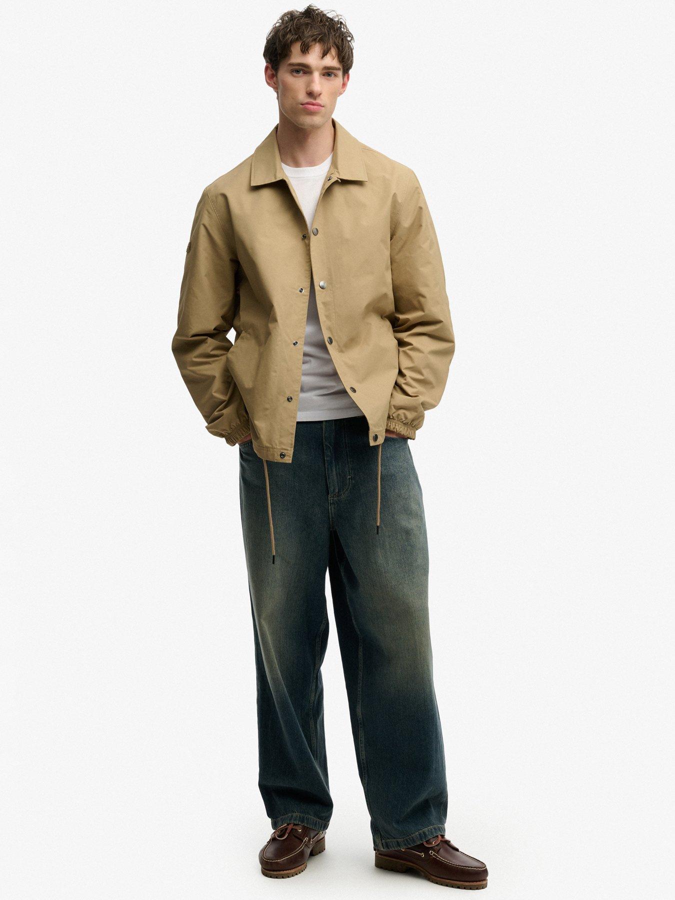 Image 3 of 7 of Superdry Surplus Otto Coach Jacket - Beige