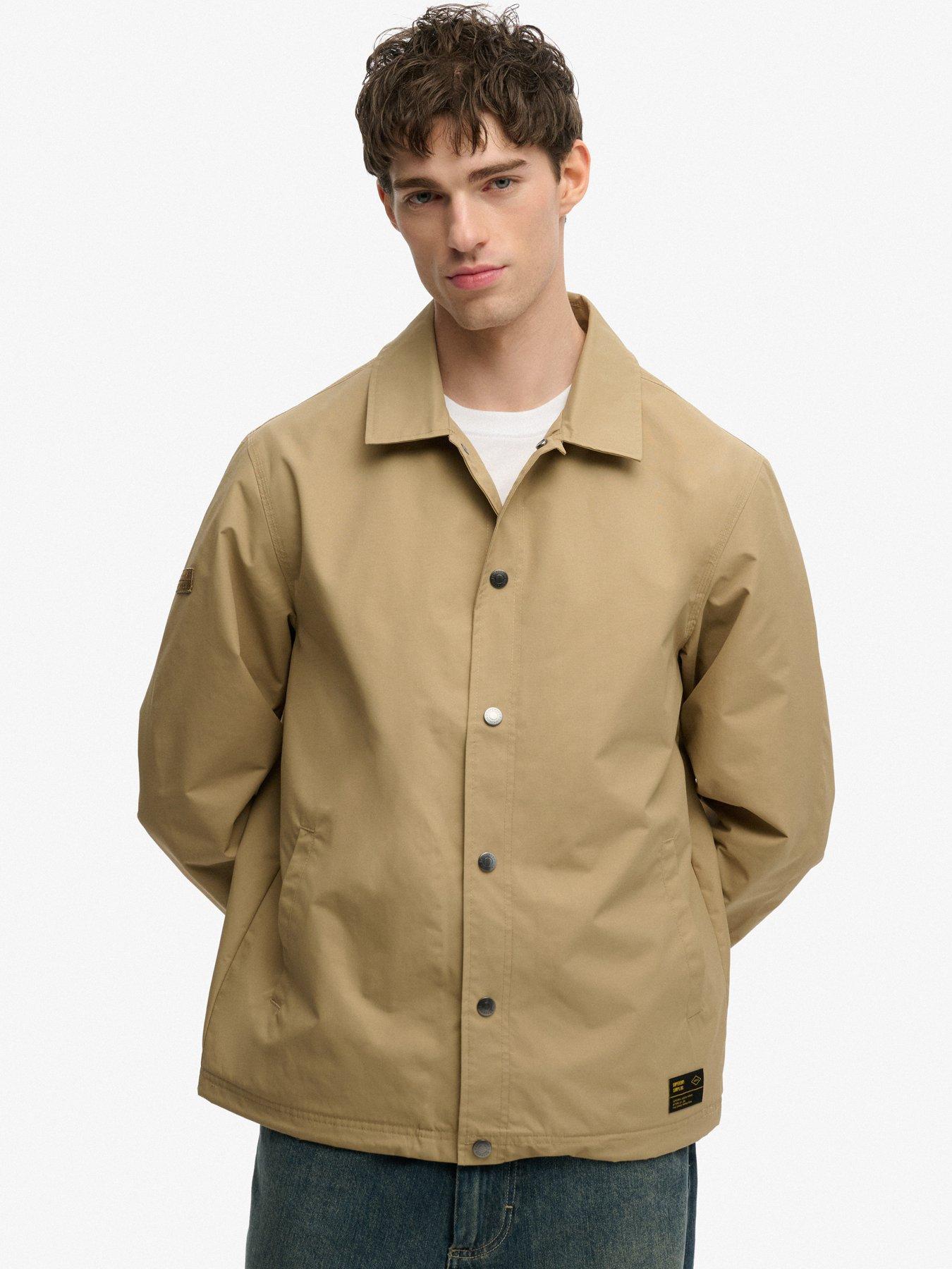 Image 5 of 7 of Superdry Surplus Otto Coach Jacket - Beige