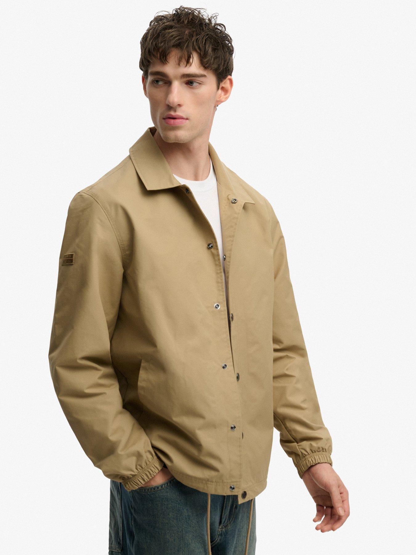 Image 6 of 7 of Superdry Surplus Otto Coach Jacket - Beige