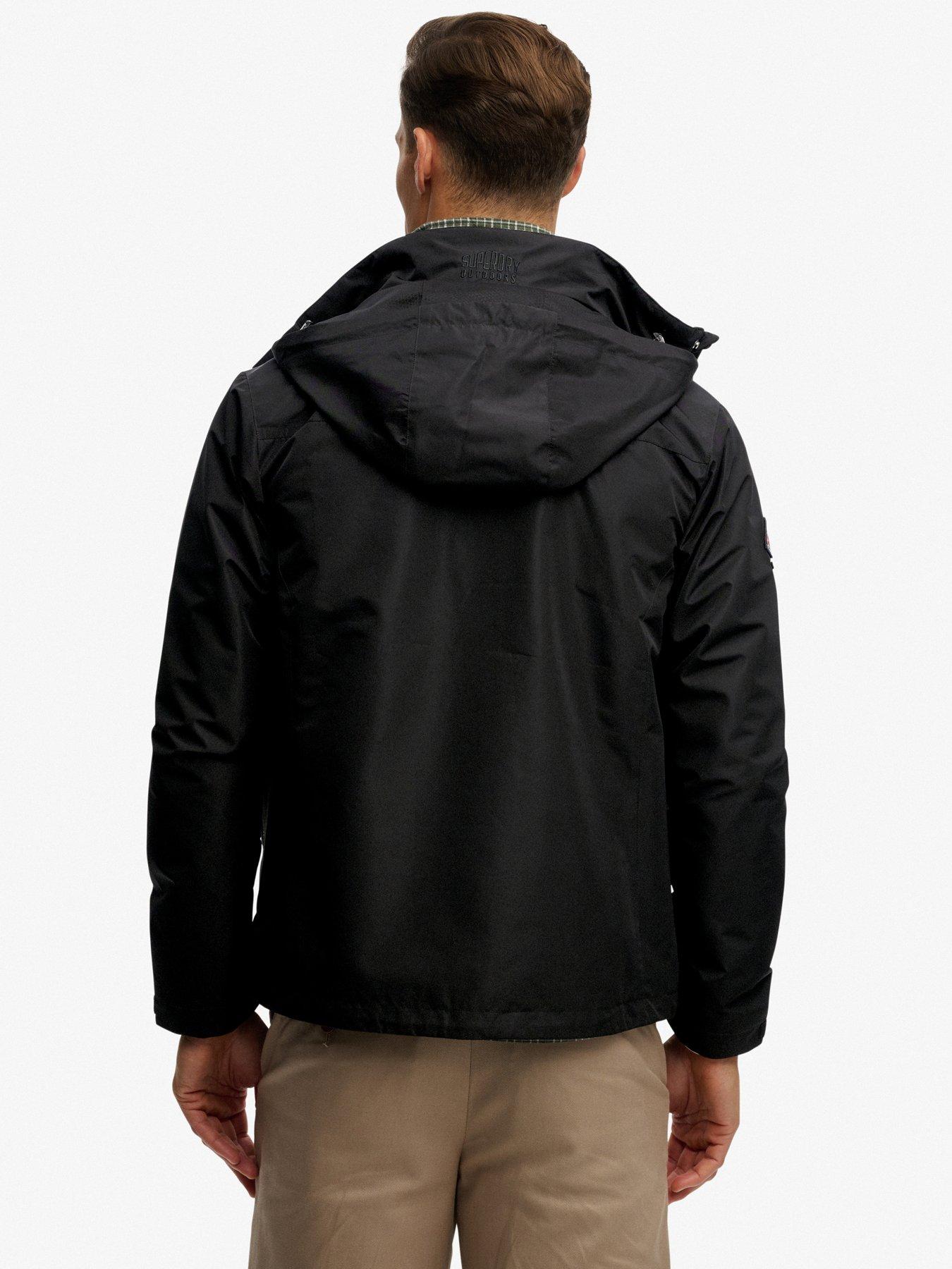 Image 2 of 6 of Superdry Superdry Hooded Shell Jacket - Black