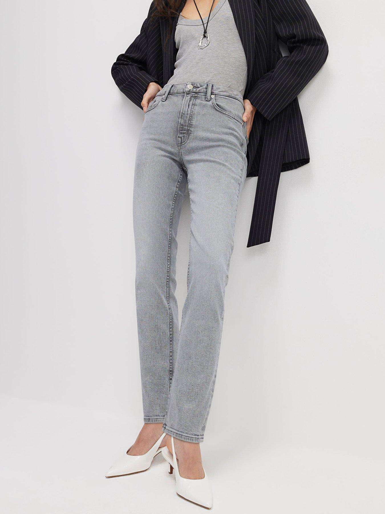 River Island Ankle Slim Daphne Jeans - Grey