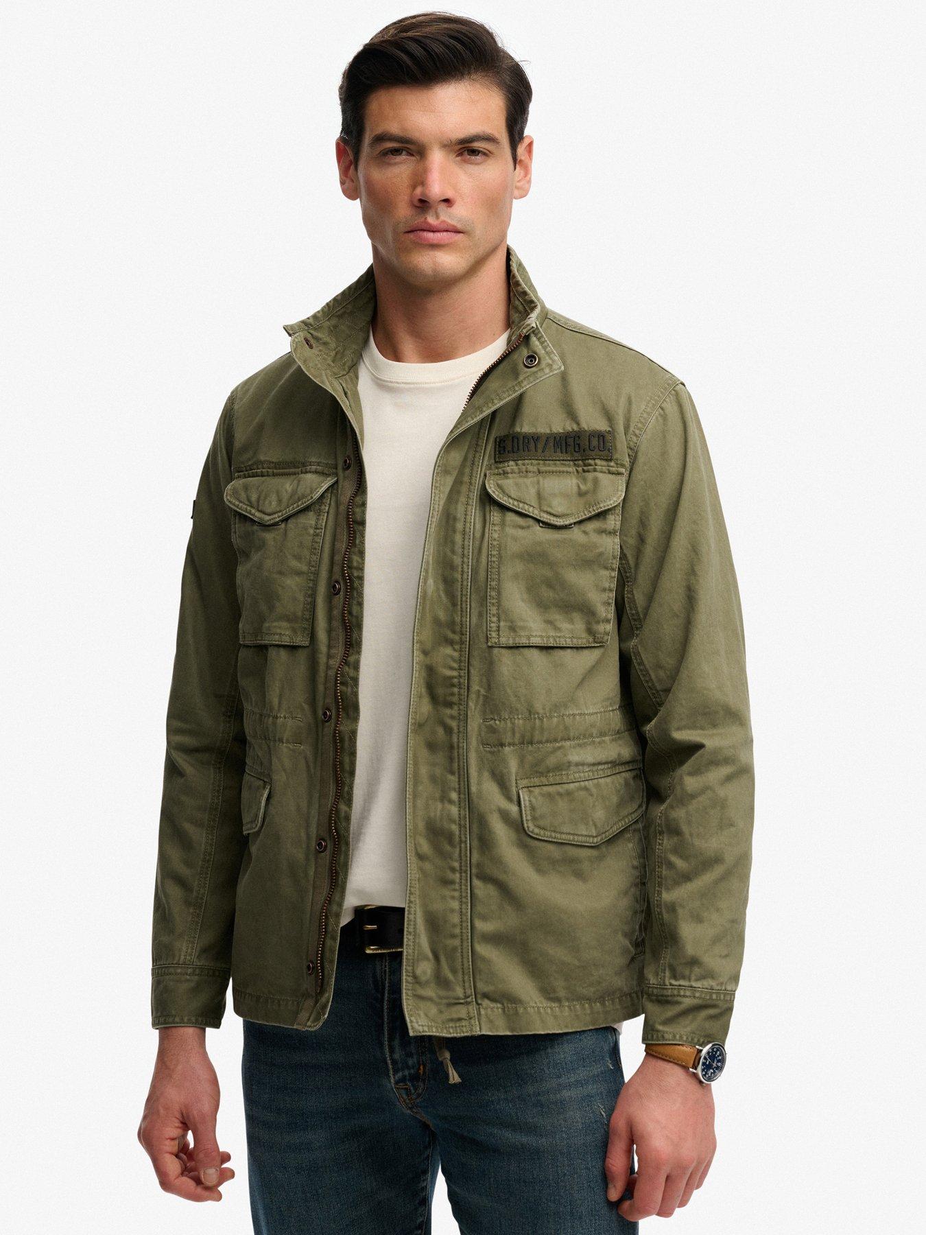 Image 1 of 6 of Superdry M65 Military Jacket - Green