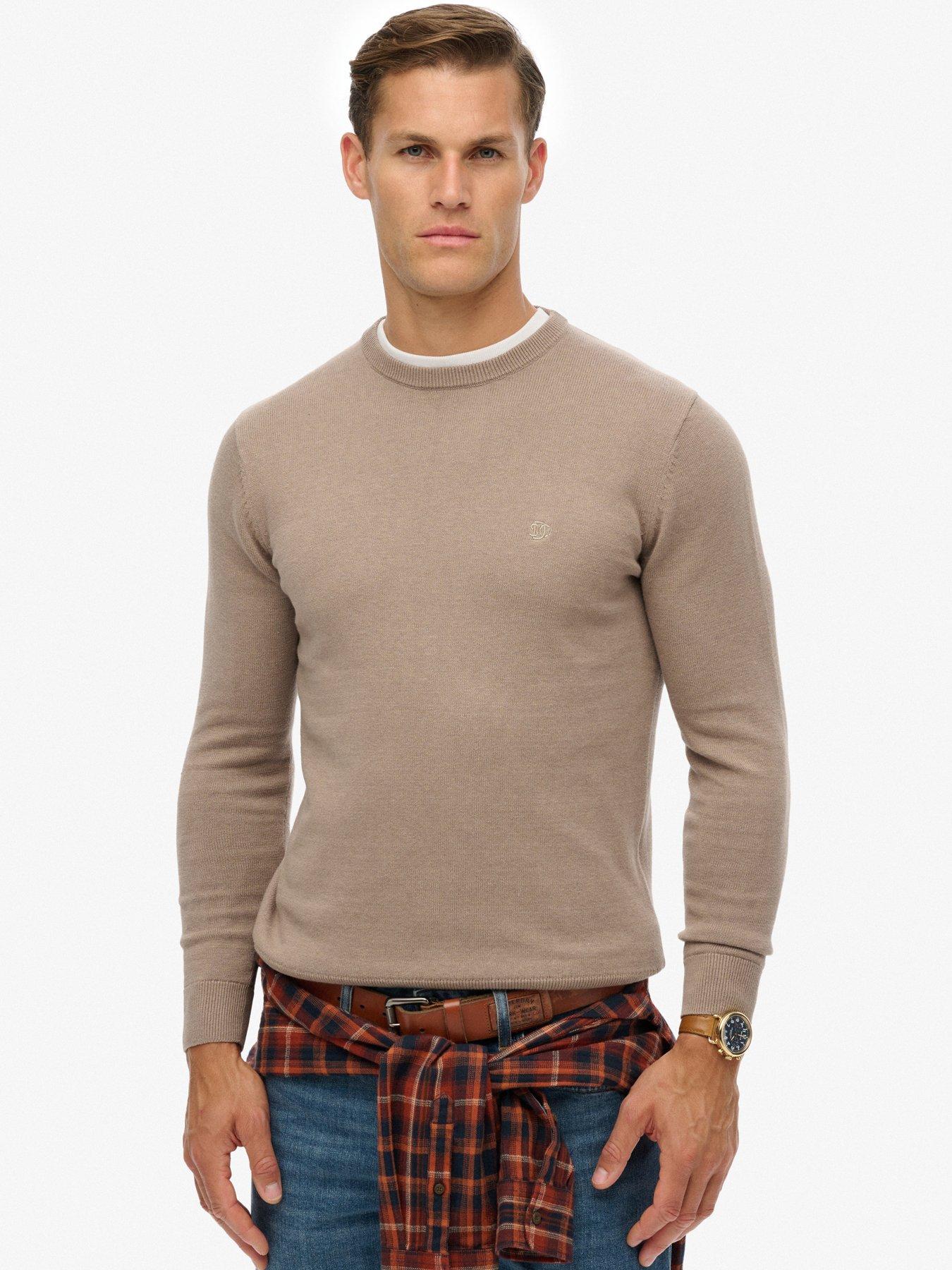 superdry-essentials-cotton-knitted-jumper-brown