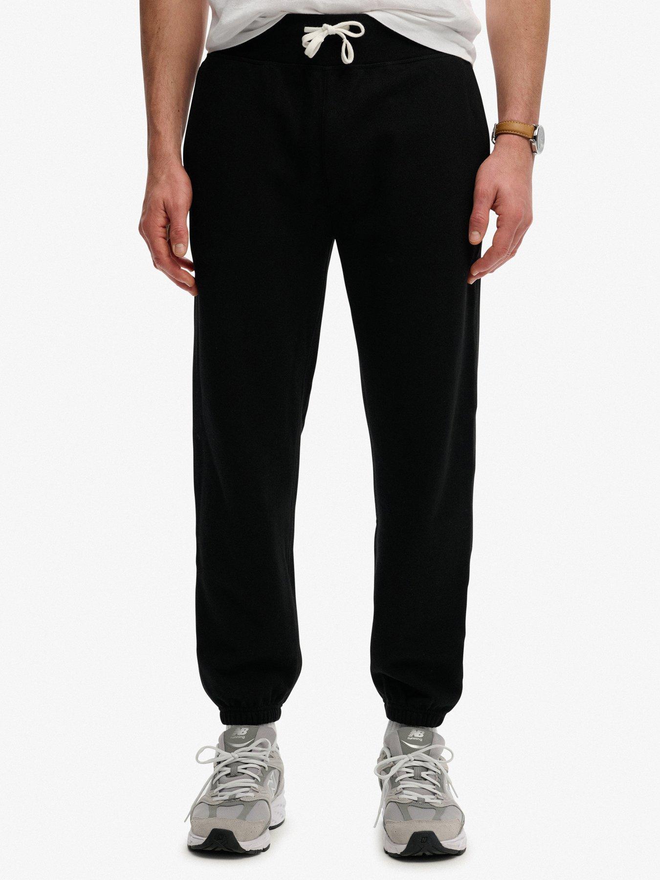 Image 1 of 6 of Superdry Essential Logo Classic Joggers - Black