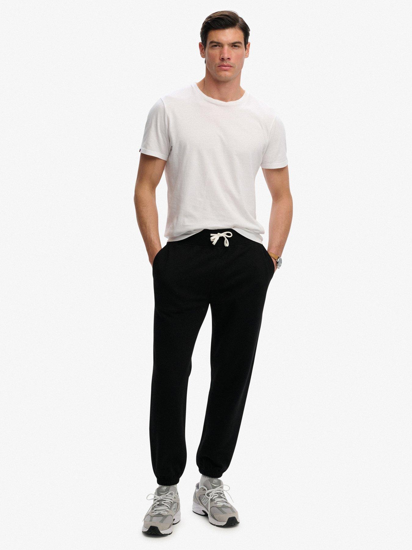 Image 3 of 6 of Superdry Essential Logo Classic Joggers - Black