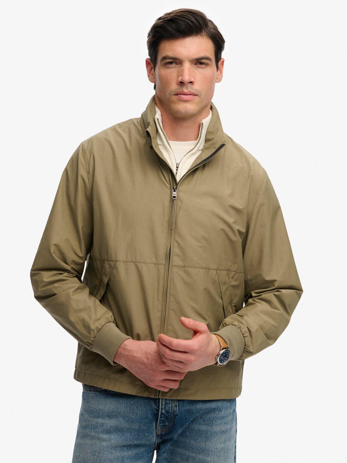  image of superdry-flyweight-sports-jacket-beige
