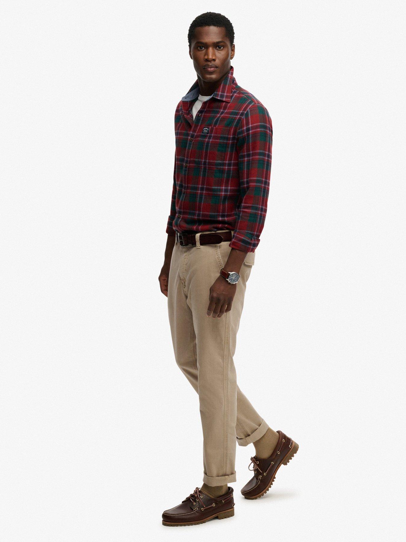  image of superdry-utility-chino-trousers-beige
