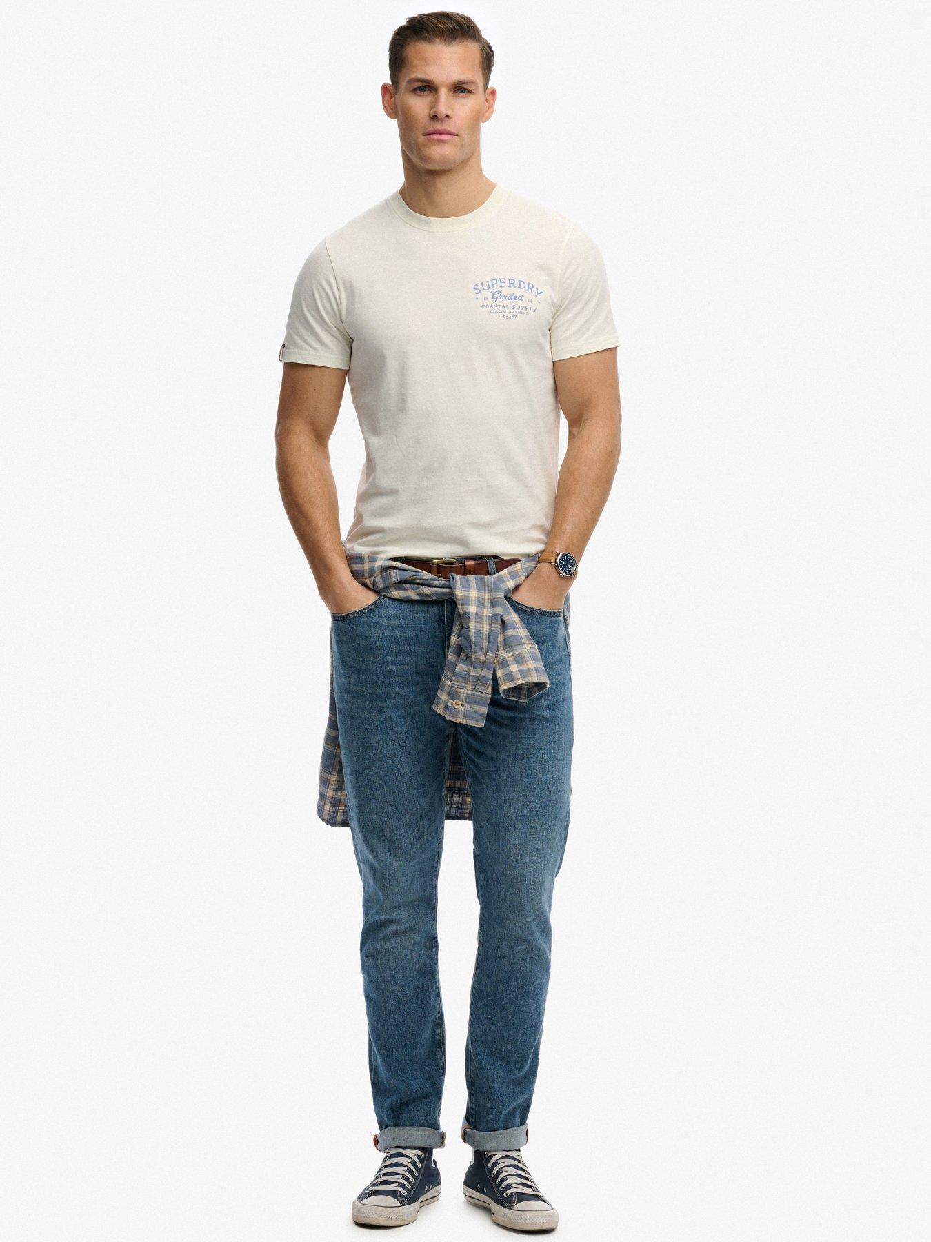  image of superdry-lo-fi-dockside-t-shirt-white