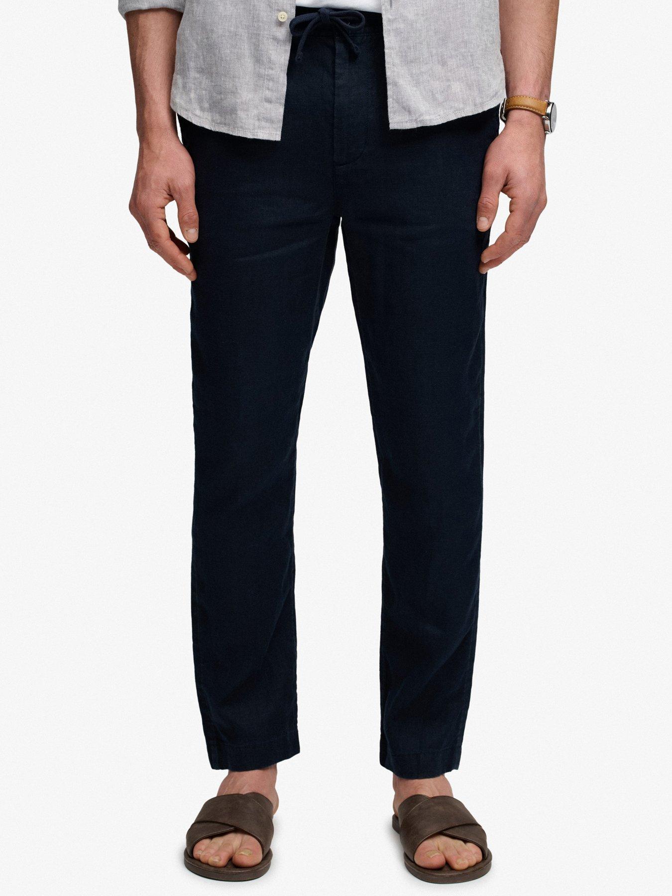 Superdry Essential Woven Trousers - Navy