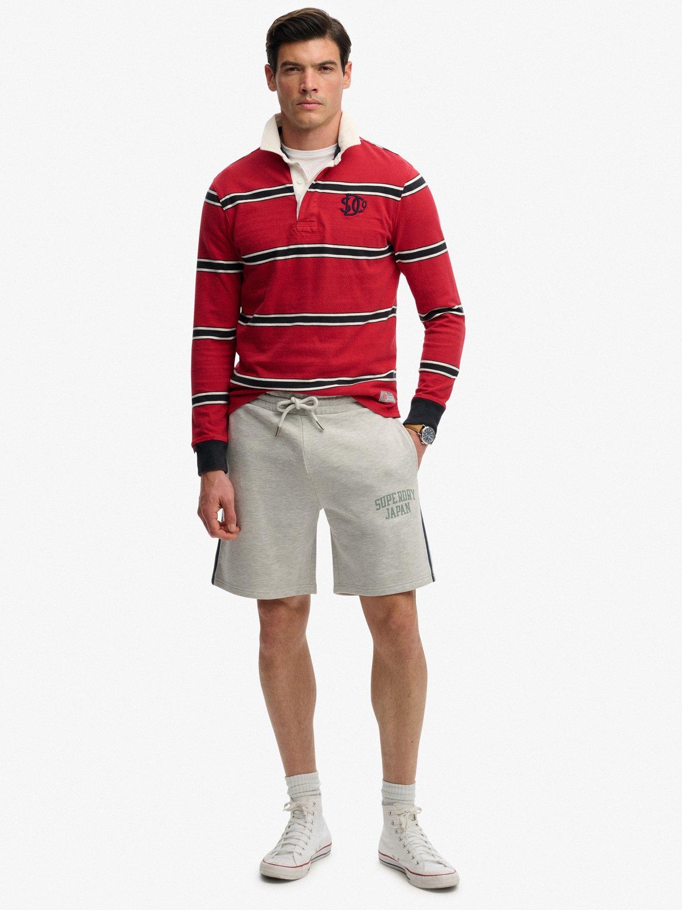  image of superdry-athletic-essentials-shorts-light-grey