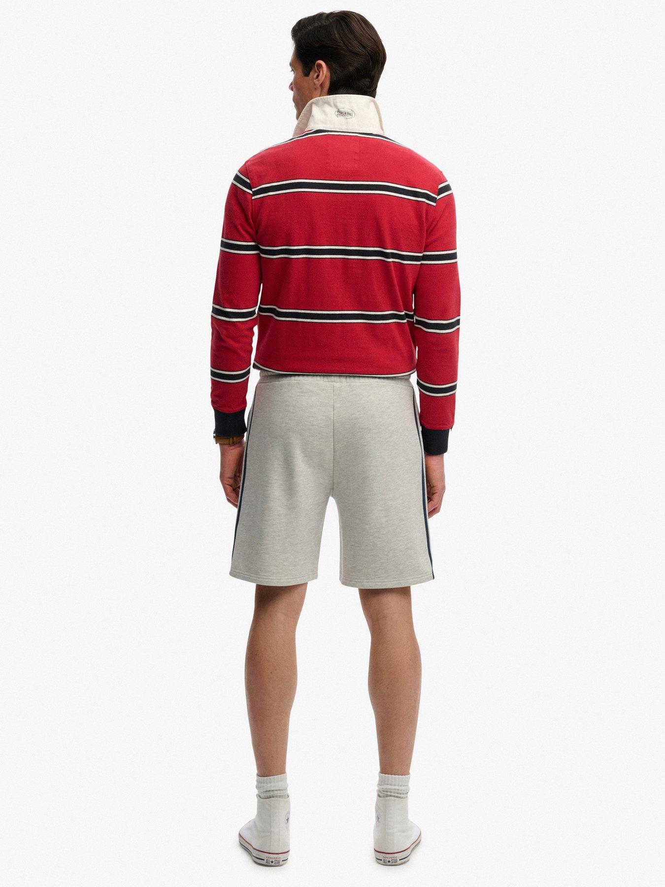  image of superdry-athletic-essentials-shorts-light-grey