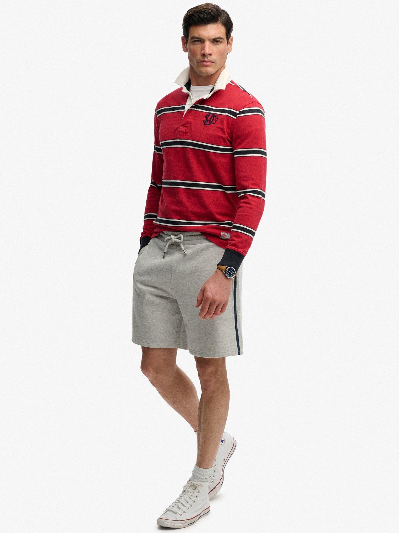  image of superdry-athletic-essentials-shorts-light-grey