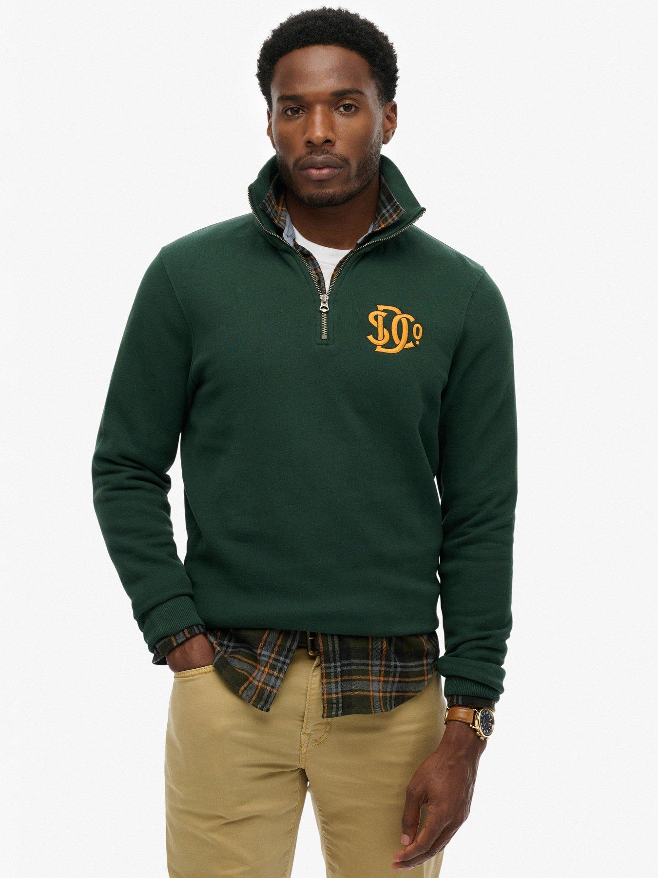 superdry-neon-half-zip-sweatshirt-dark-green
