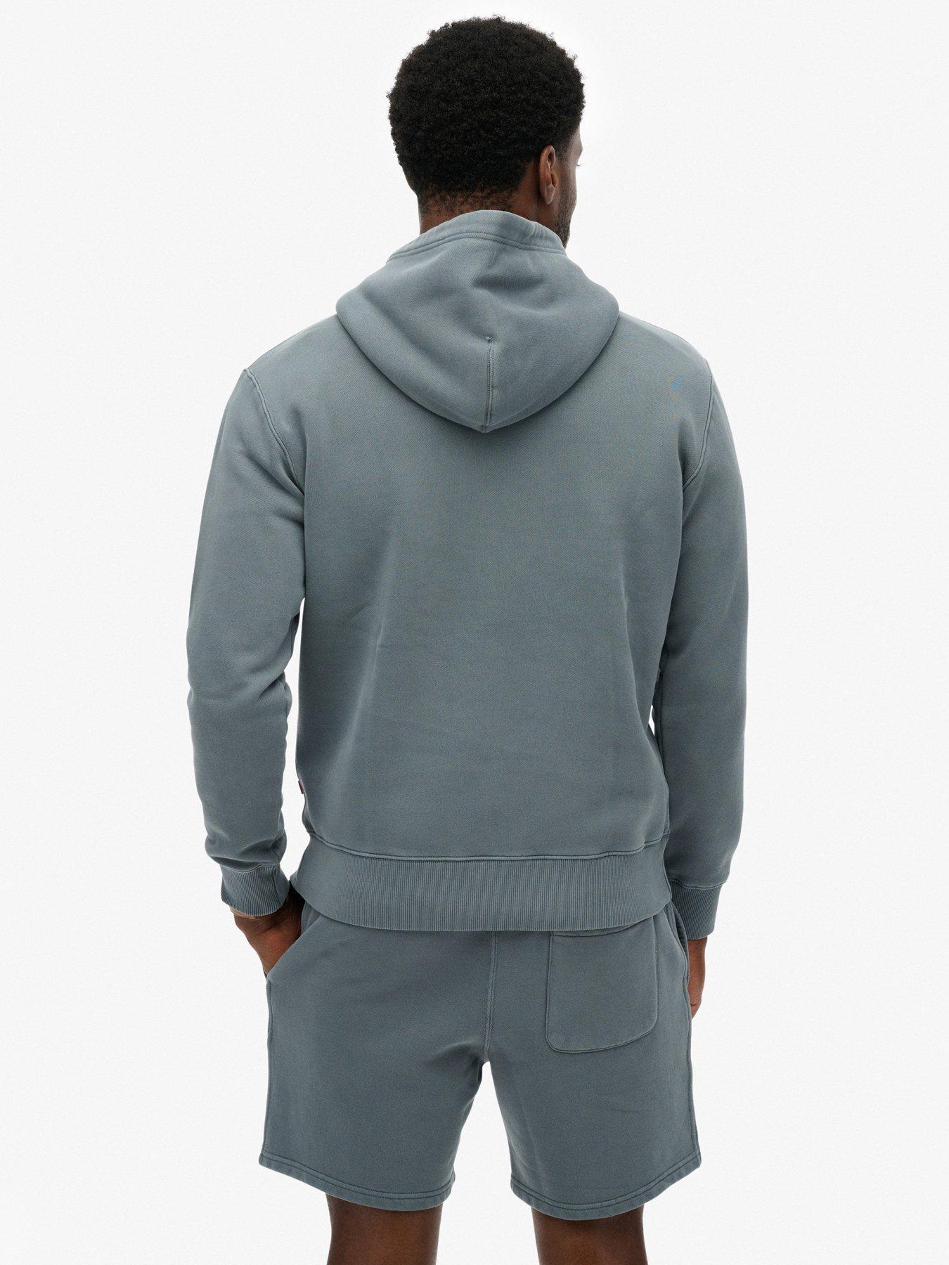 Image 2 of 5 of Superdry Superdry Micro Logo Hoodie - Dark Blue