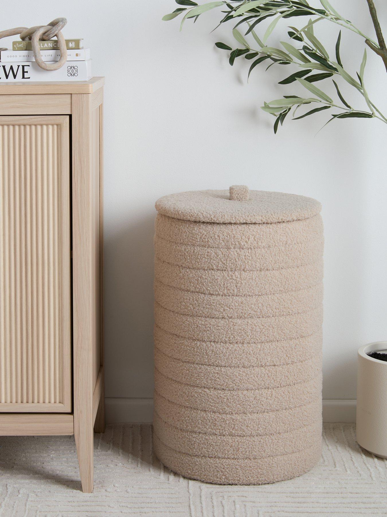 The Very Collection Ribbed Laundry Hamper
