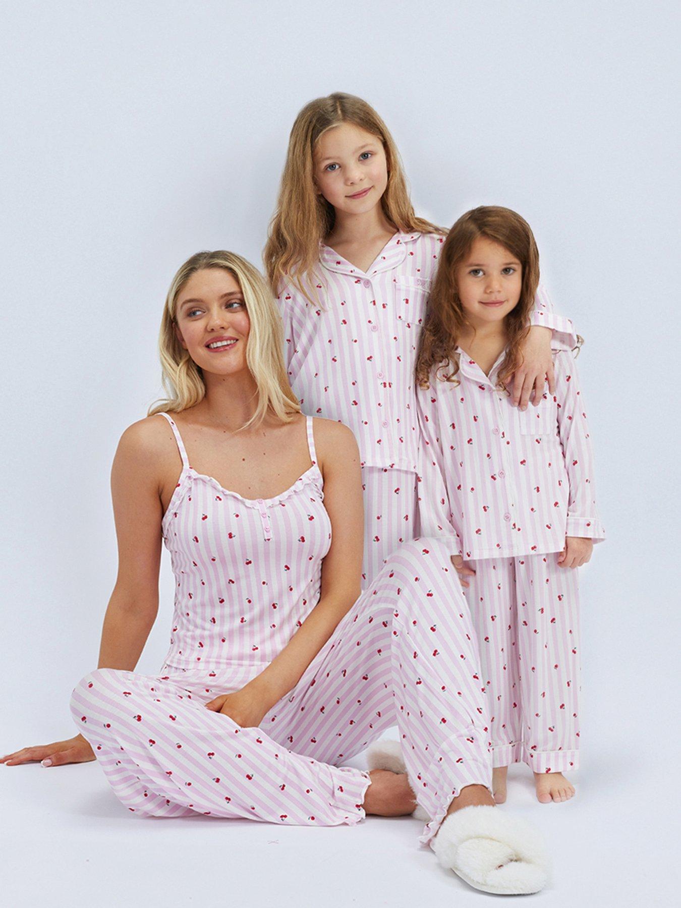boux-avenue-girls-cherry-stripe-modal-pyjamas-pink-mix