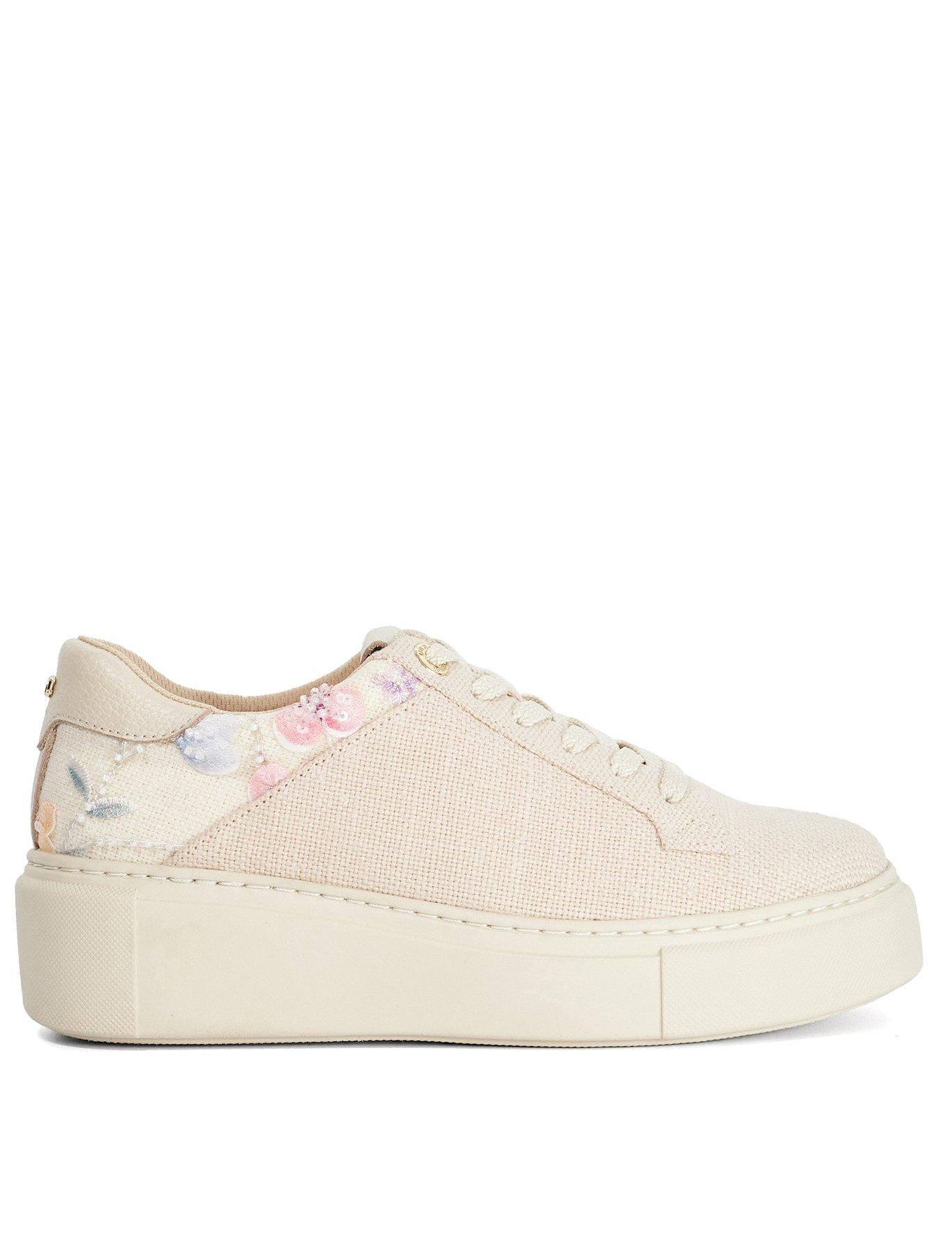 Dune London Evienne Platform Trainer - Natural
