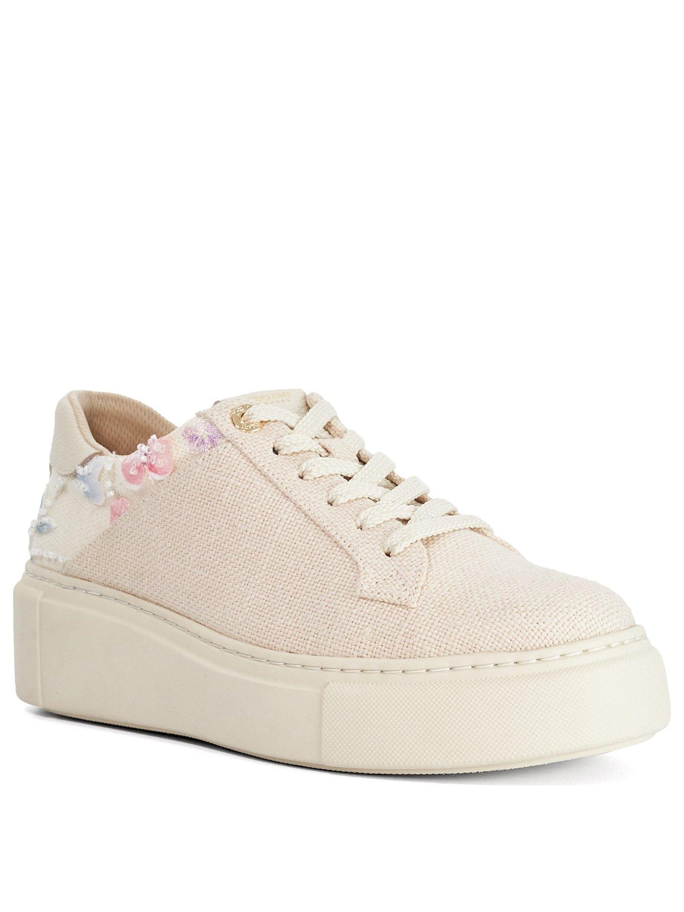 stillFront image of dune-london-evienne-platform-trainer-natural