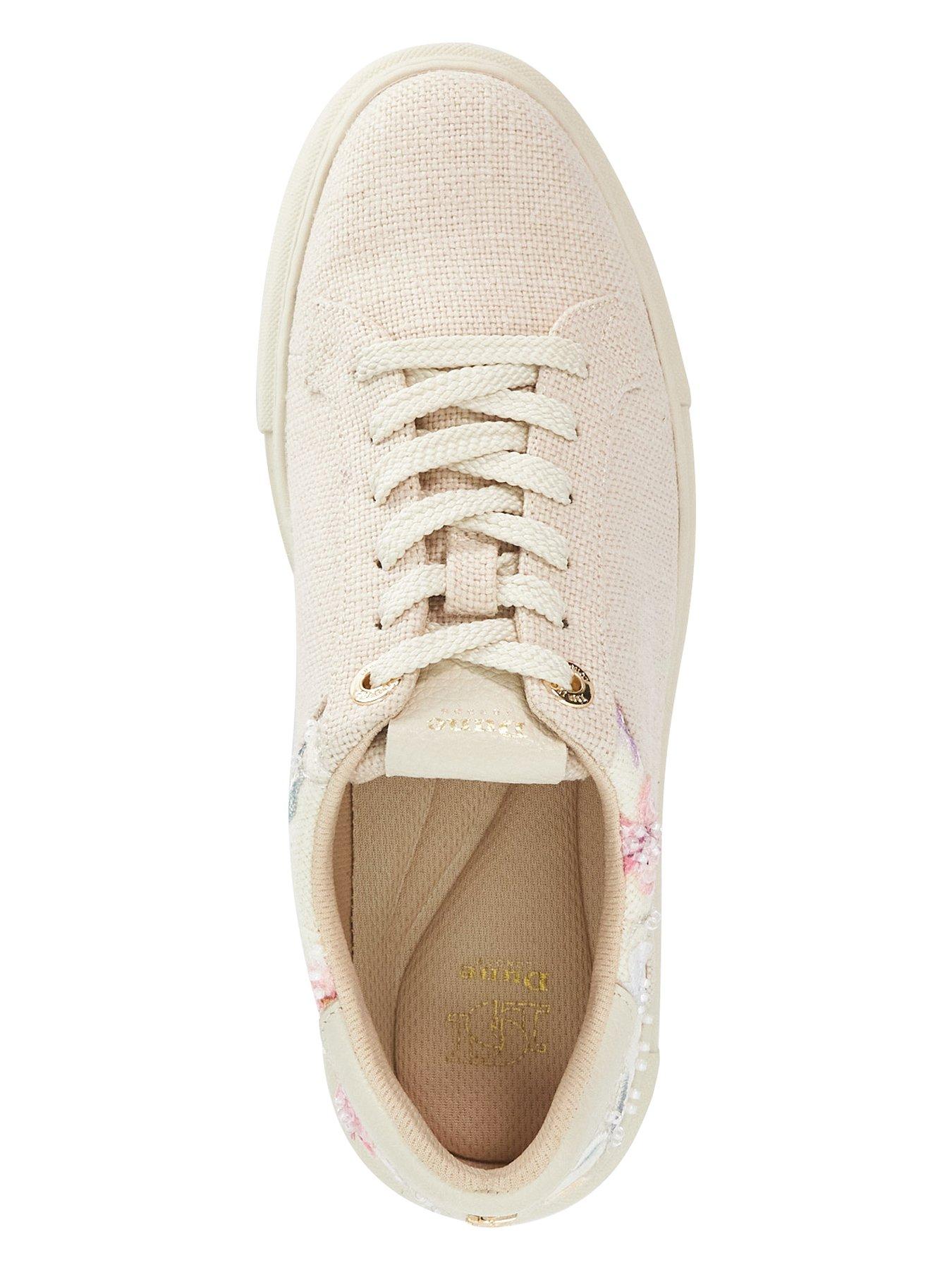  image of dune-london-evienne-platform-trainer-natural